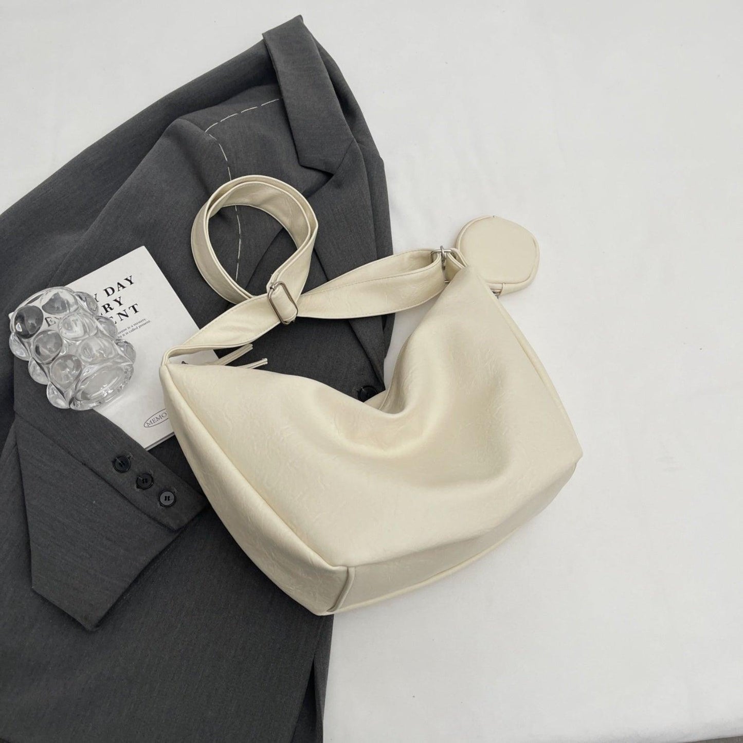 PU Leather Crossbody Bag with Small Purse - Clothes For Her Online Store