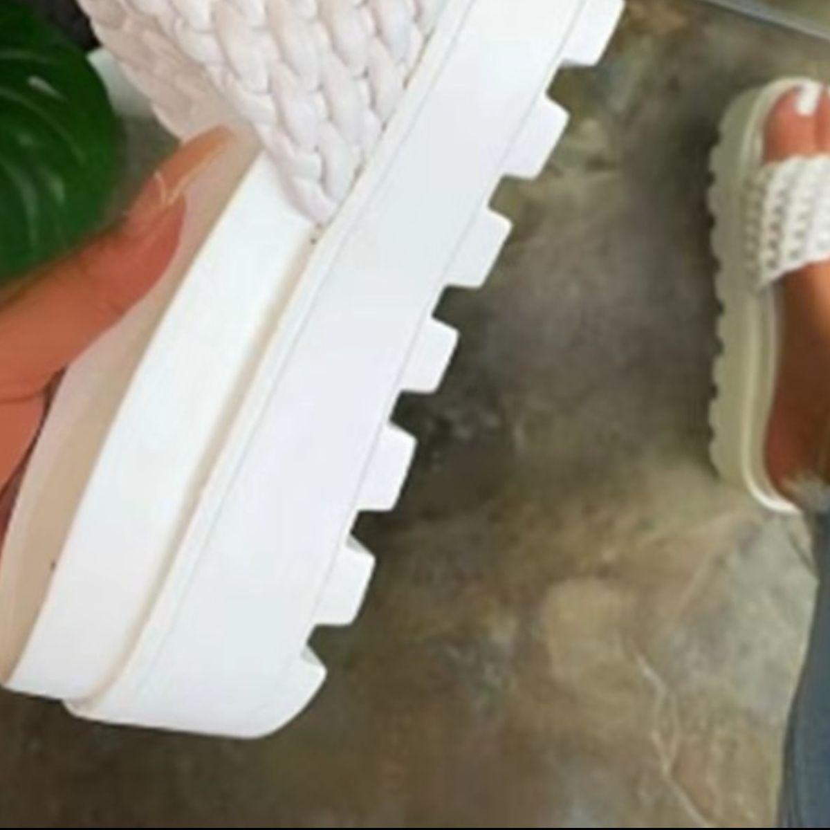 PU Leather Open Toe Platform Sandals - Clothes For Her Online Store