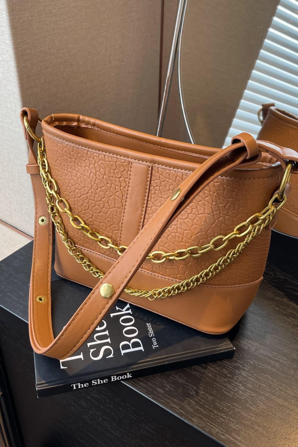 PU Leather Shoulder Bag - Clothes For Her Online Store
