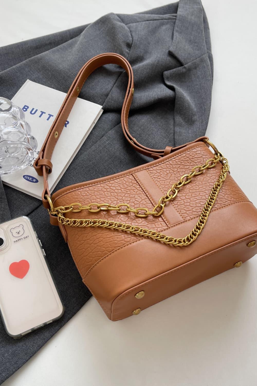 PU Leather Shoulder Bag - Clothes For Her Online Store