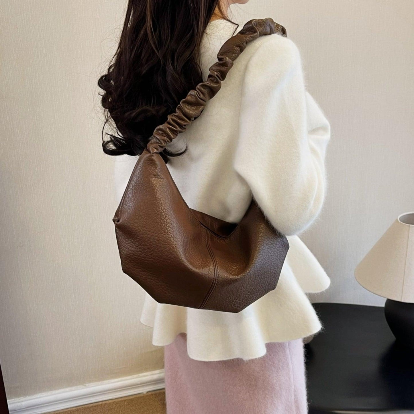 PU Leather Shoulder Bag - Clothes For Her Online Store