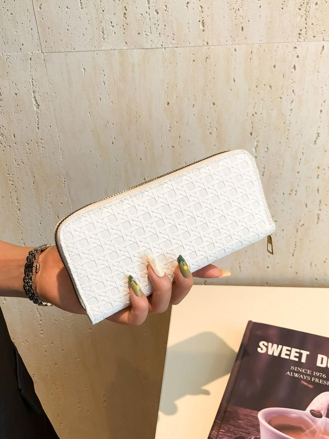 PU Leather Solid Color Wallet - Clothes For Her Online Store