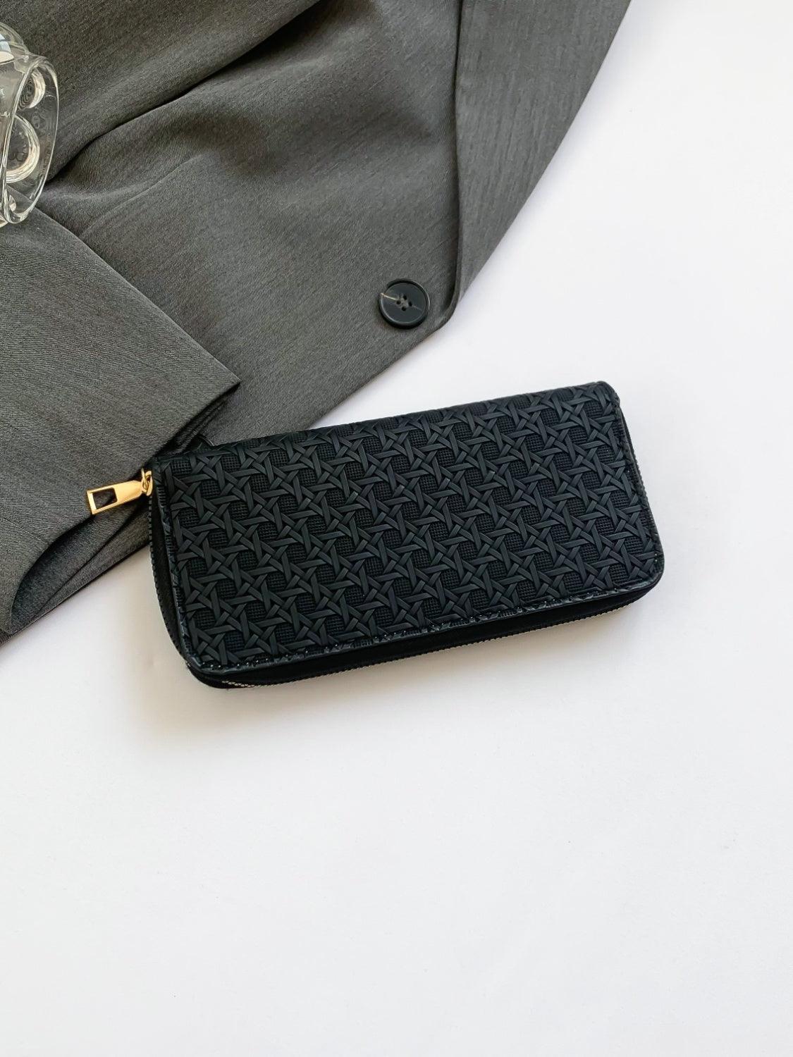 PU Leather Solid Color Wallet - Clothes For Her Online Store