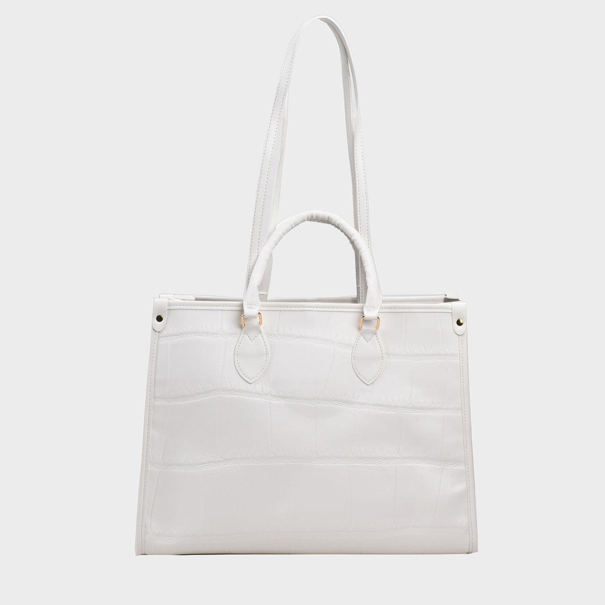 PU Leather Tote Bag - Clothes For Her Online Store