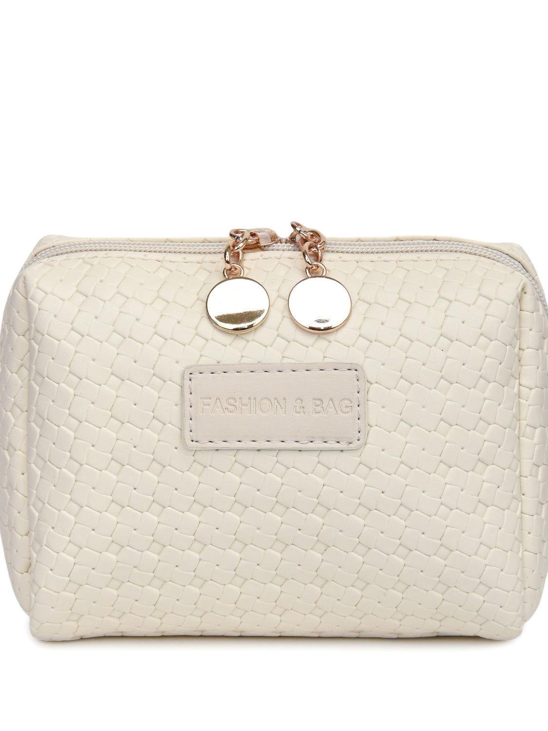 PU Leather Woven Clutch - Clothes For Her Online Store