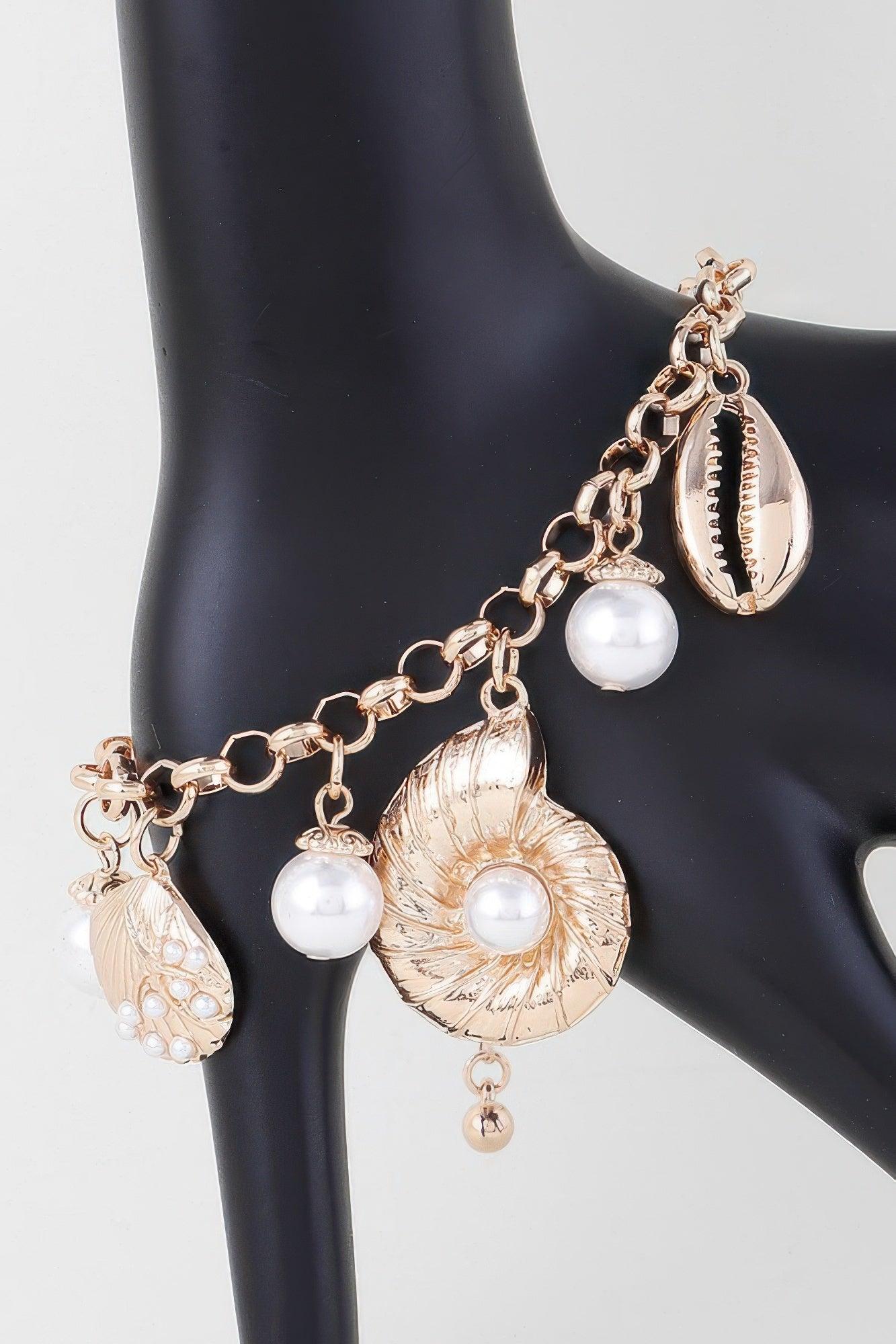 Pearled Sea Jewels Bracelet - Clothes For Her Online Store