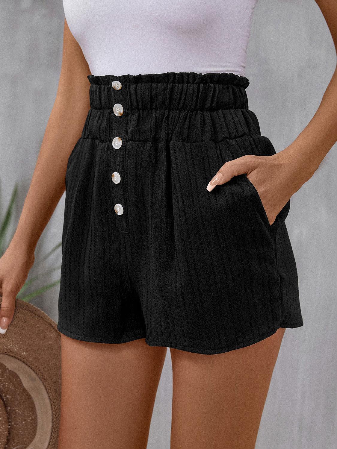 Perfee Pocketed High Waist Shorts - Clothes For Her Online Store