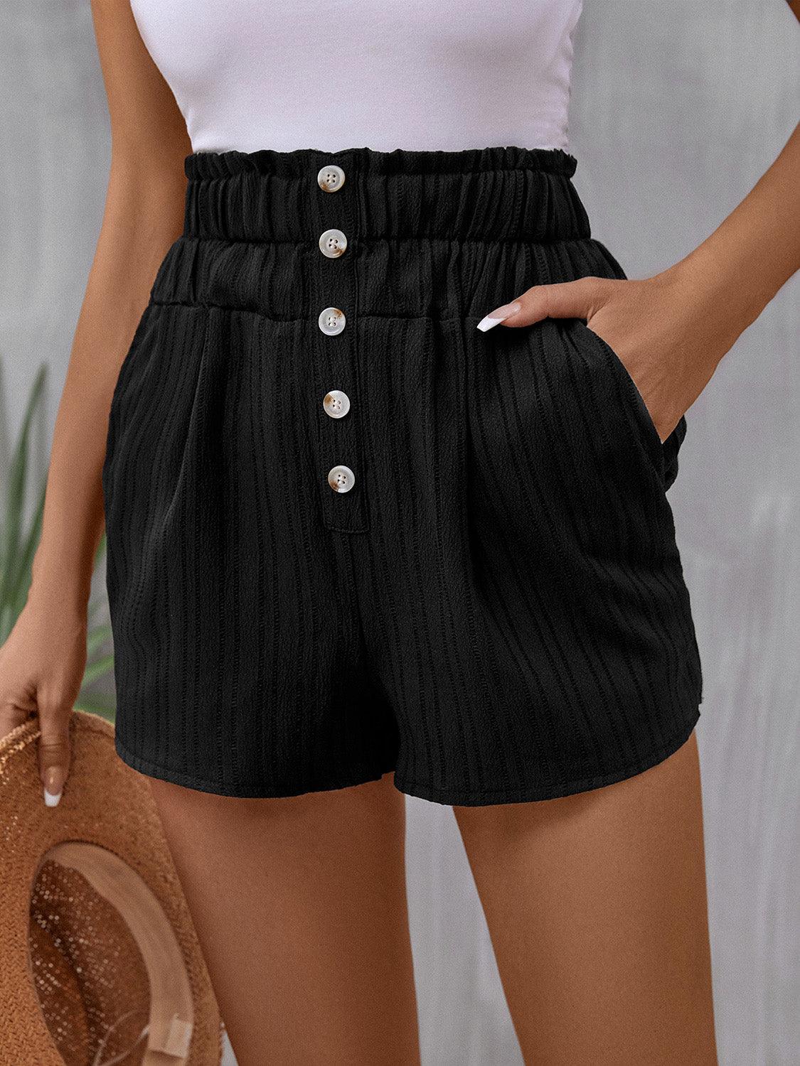 Perfee Pocketed High Waist Shorts - Clothes For Her Online Store
