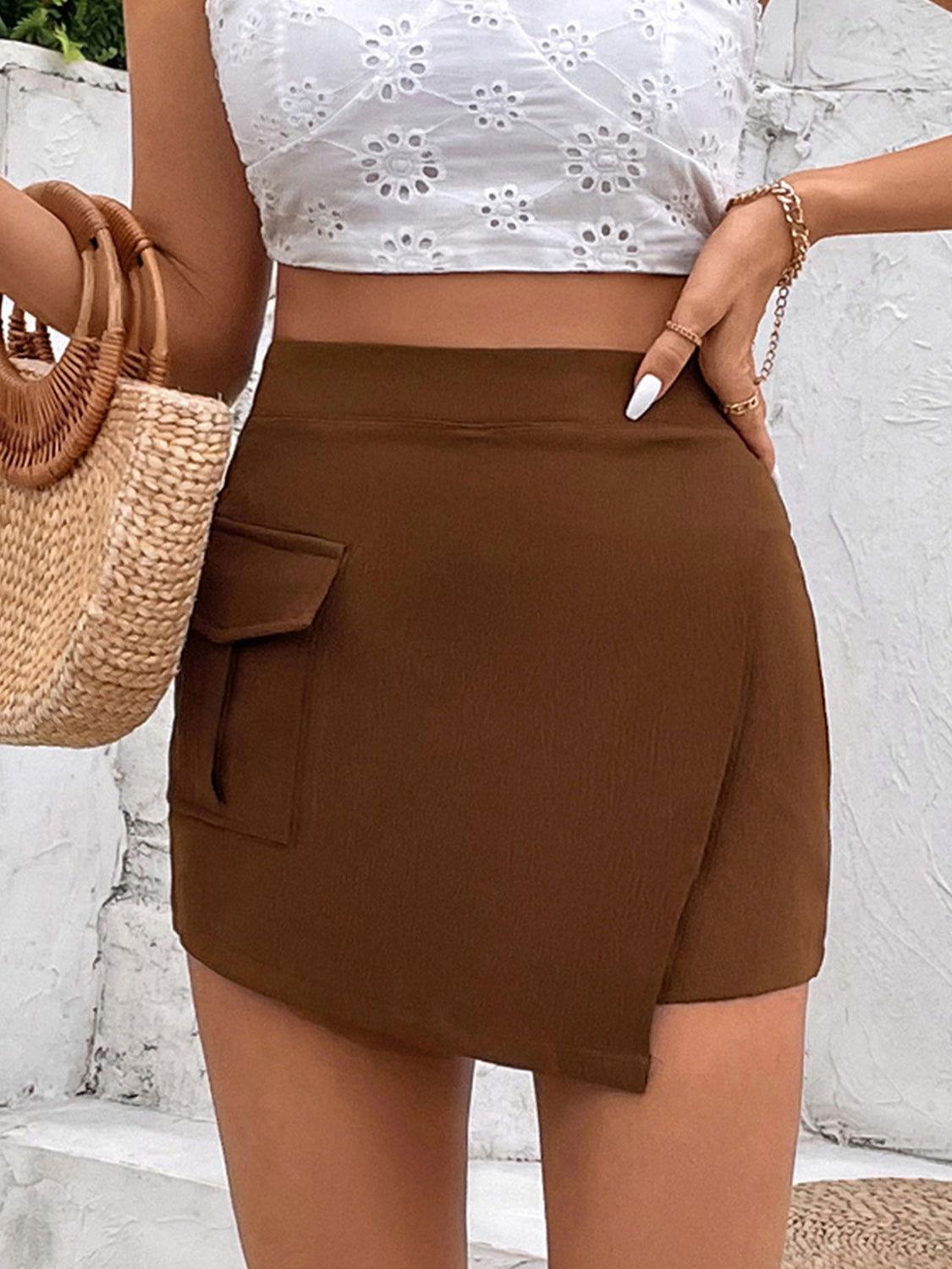 Perfee Pocketed High Waist Shorts - Clothes For Her Online Store