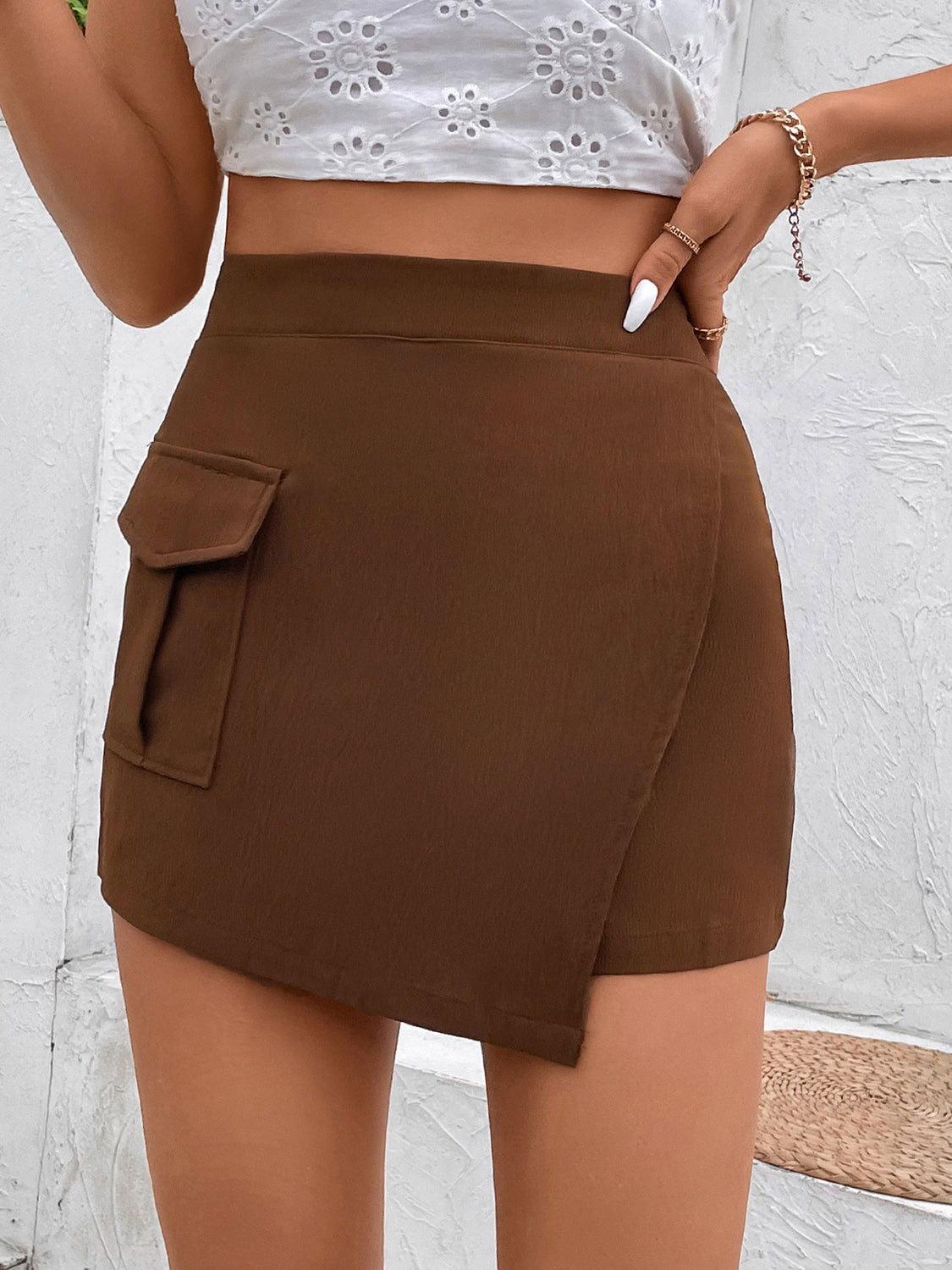 Perfee Pocketed High Waist Shorts - Clothes For Her Online Store