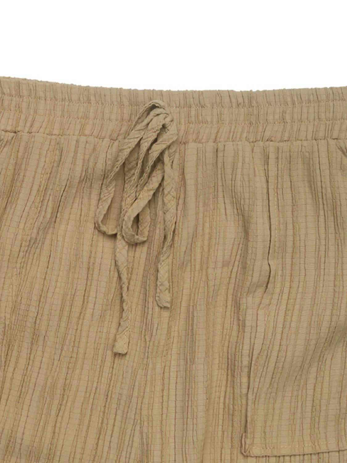 Perfee Textured High Waist Joggers - Clothes For Her Online Store