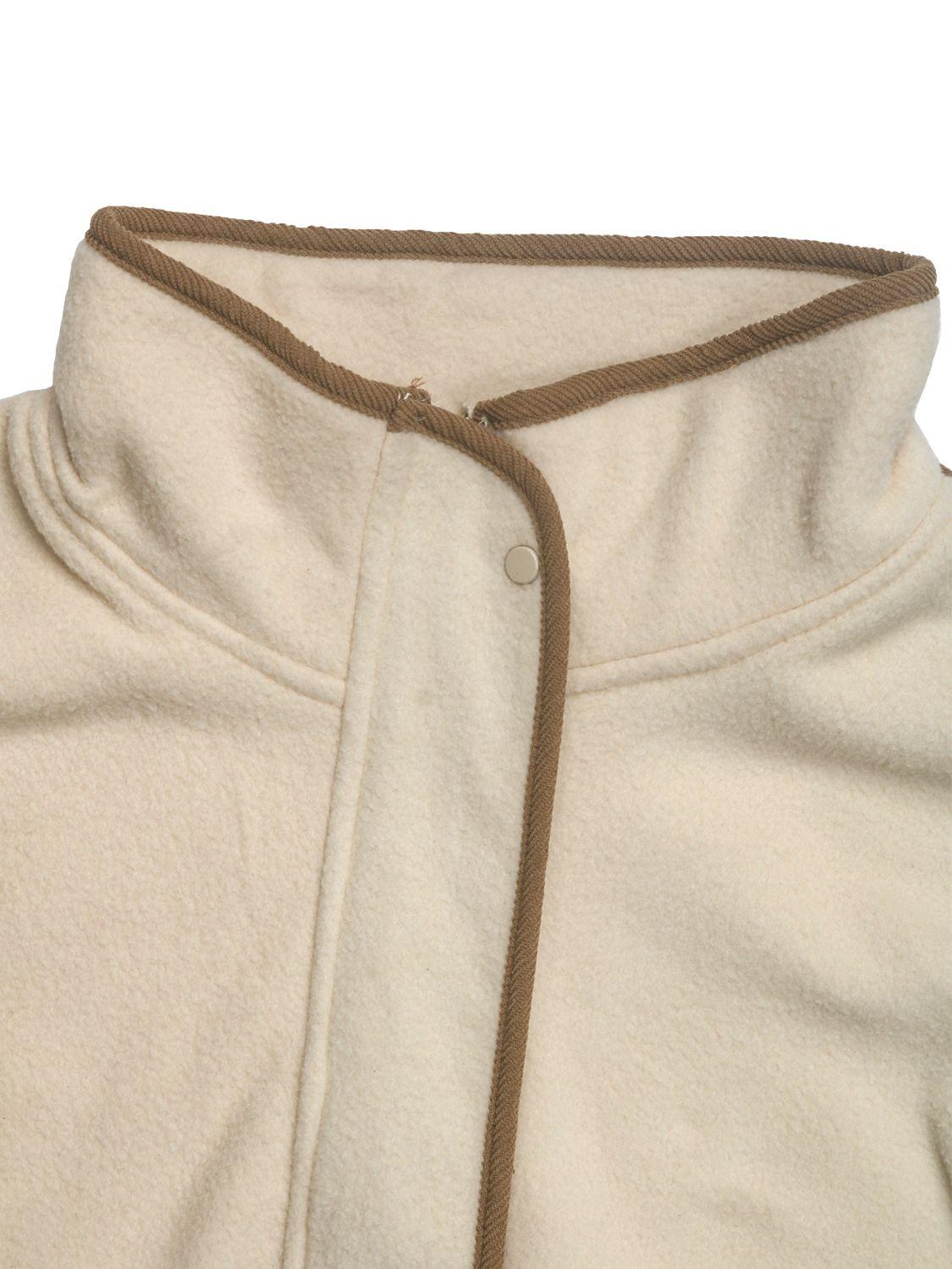 Perfee Zip Up Dropped Shoulder Polar Fleece Jacket - Clothes For Her Online Store