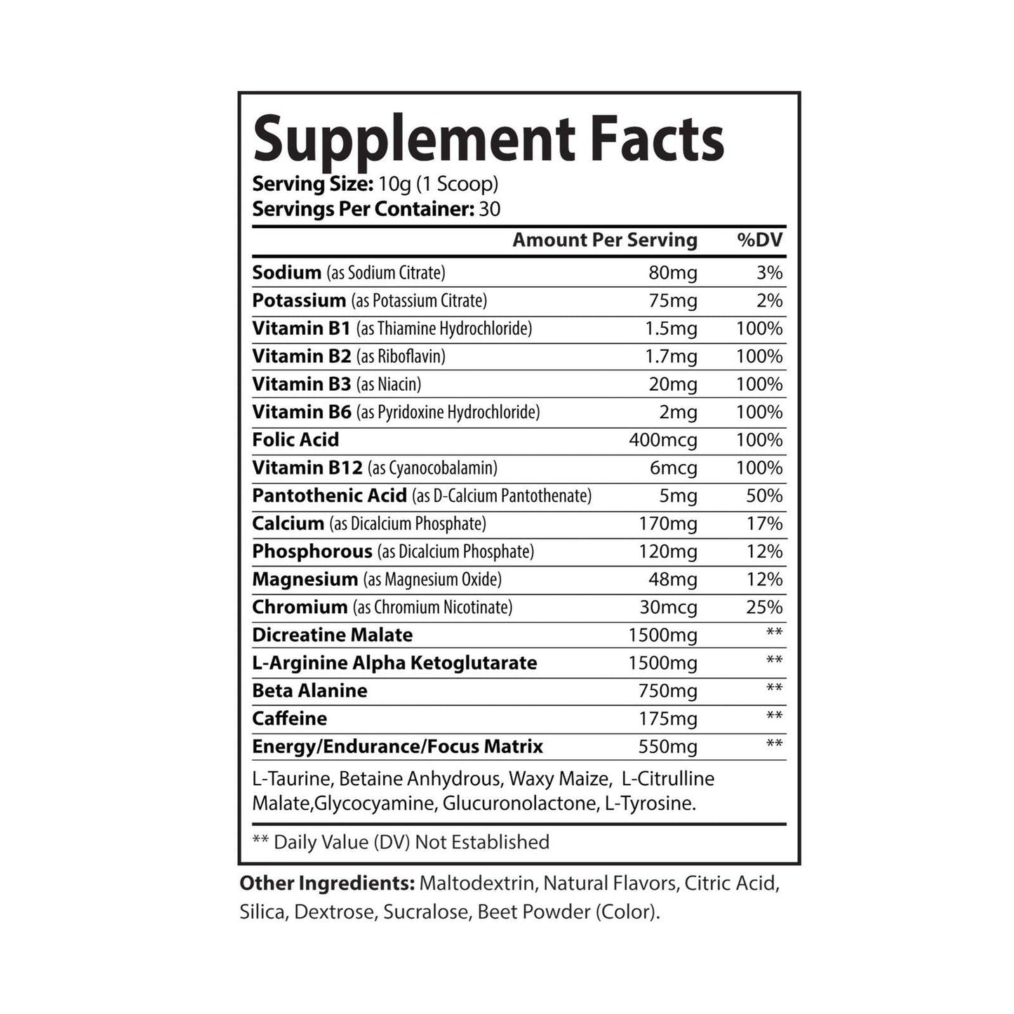 Pre-Workout Supplement, Watermelon (300g, 10.58oz) - Clothes For Her Online Store