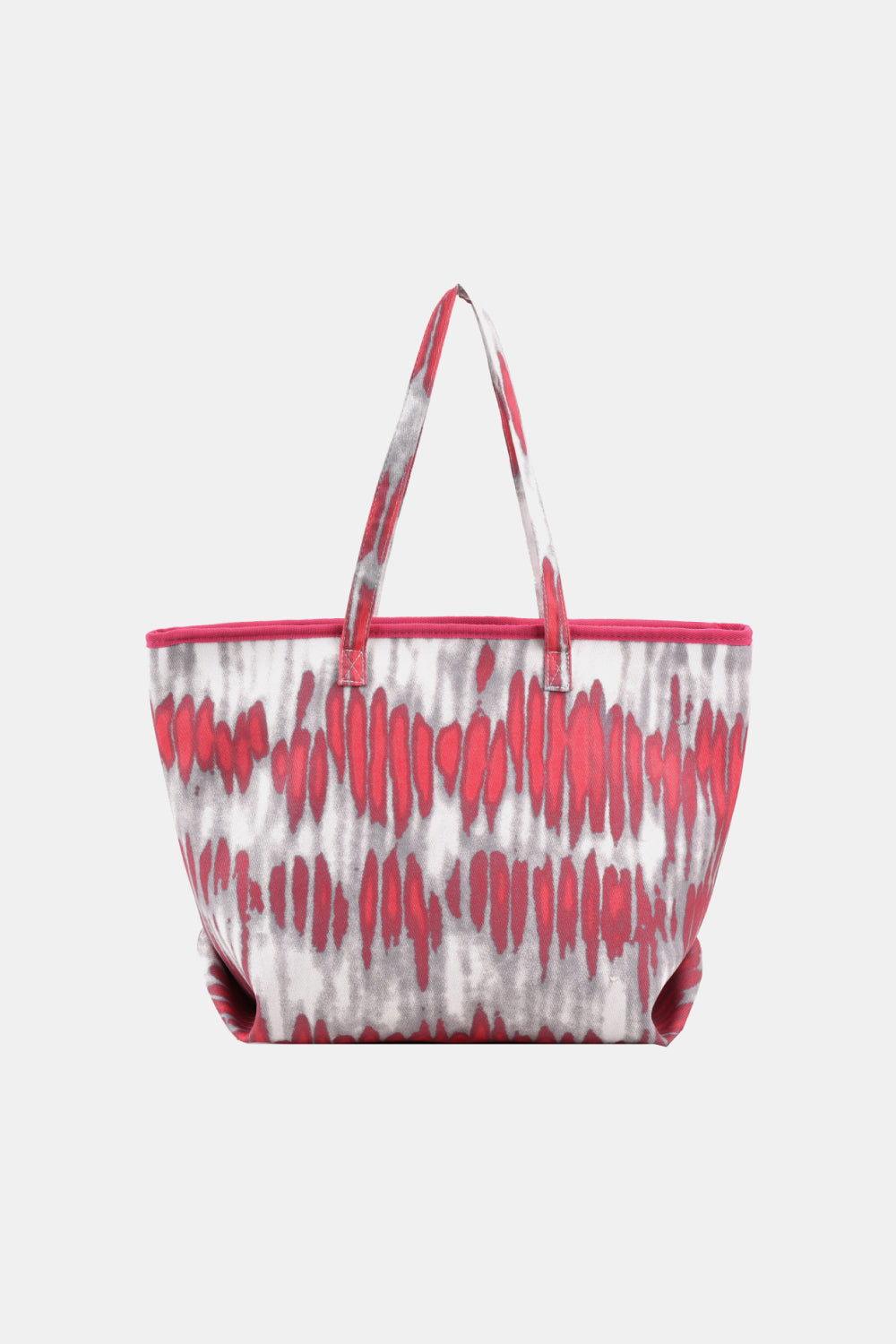 Printed PU Leather Tote Bag - Clothes For Her Online Store
