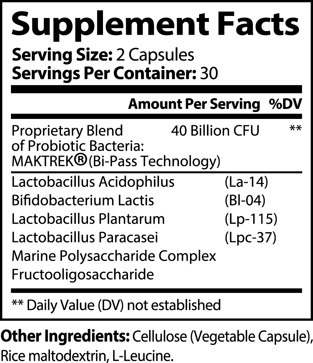 Probiotic 40 Billion with Prebiotics - Clothes For Her Online Store