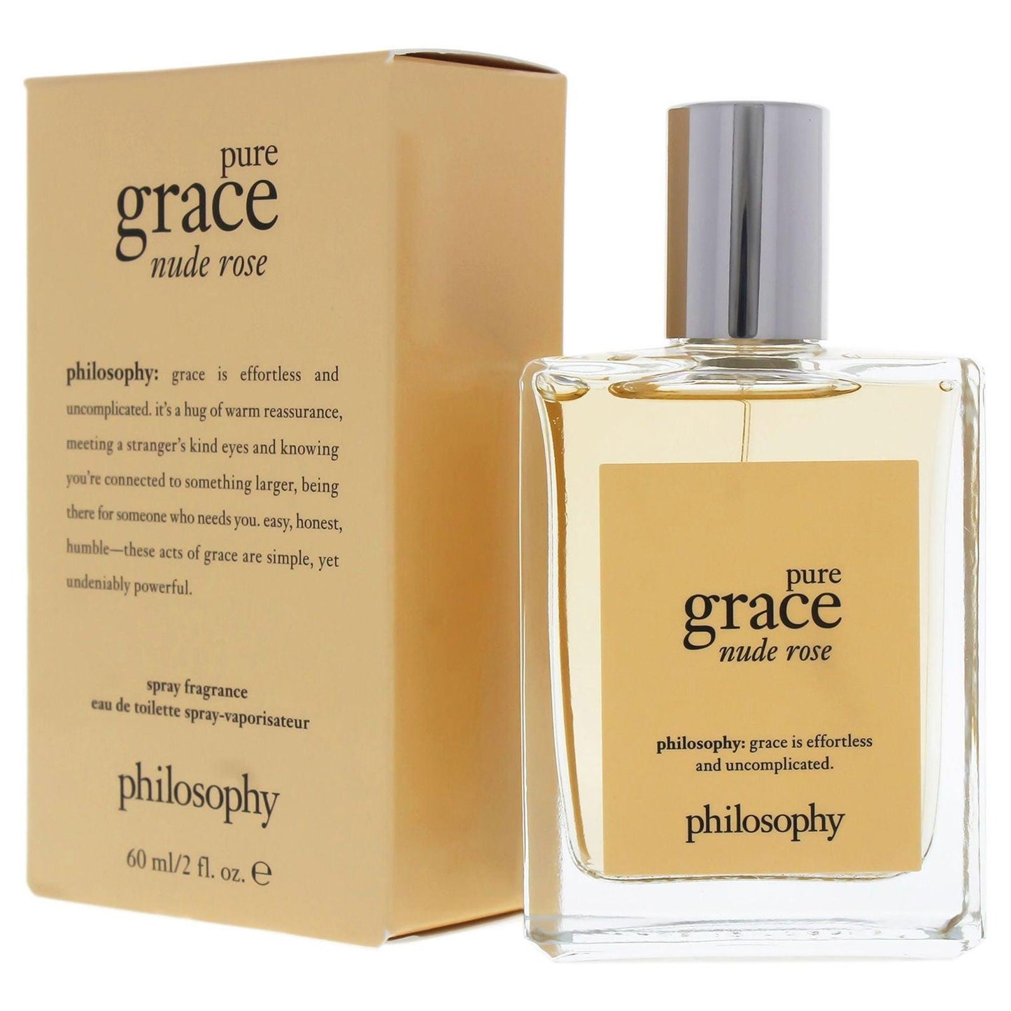 Pure Grace Nude Rose by Philosophy for Women - 2 oz EDT Spray - Clothes For Her Online Store