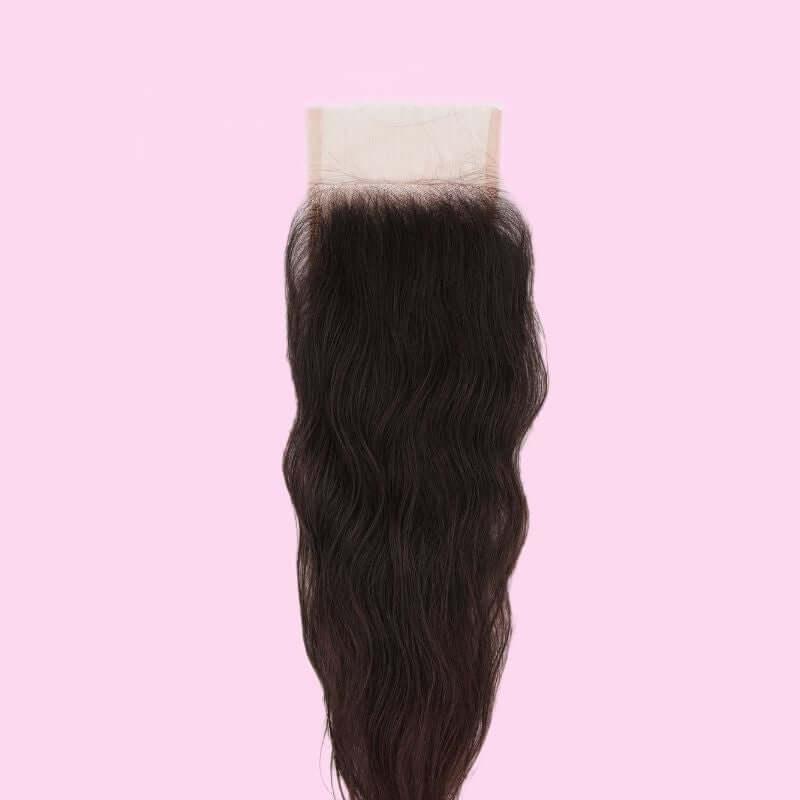 Raw Indian Wavy 4x4 Transparent Closure - Clothes For Her Online Store