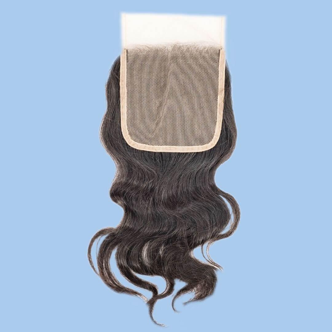 Raw Indian Wavy 4x4 Transparent Closure - Clothes For Her Online Store