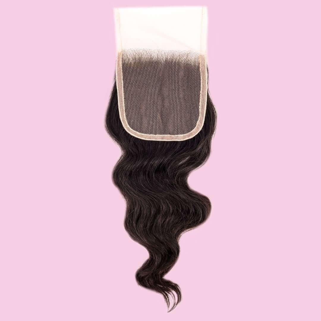 Raw Indian Wavy 4x4 Transparent Closure - Clothes For Her Online Store