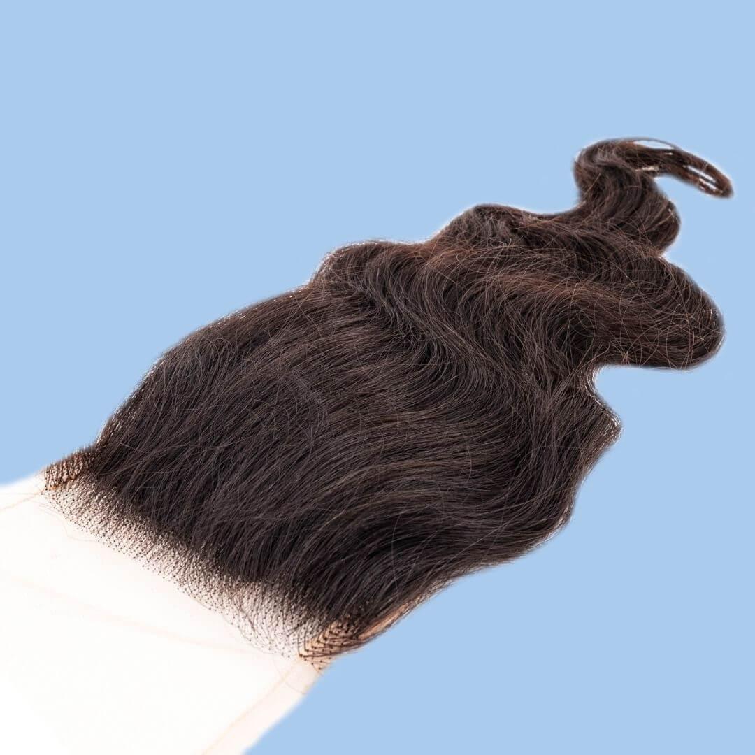 Raw Indian Wavy 4x4 Transparent Closure - Clothes For Her Online Store