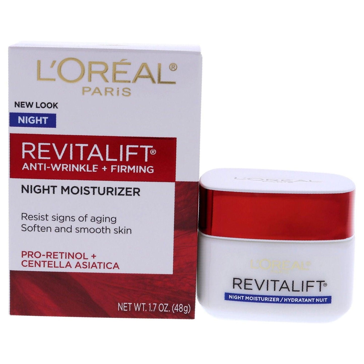 Revitalift Anti-Wrinkle and Firming Night Moisturizer by LOreal Professional for Unisex - 1.7 oz Moisturizer - Clothes For Her Online Store