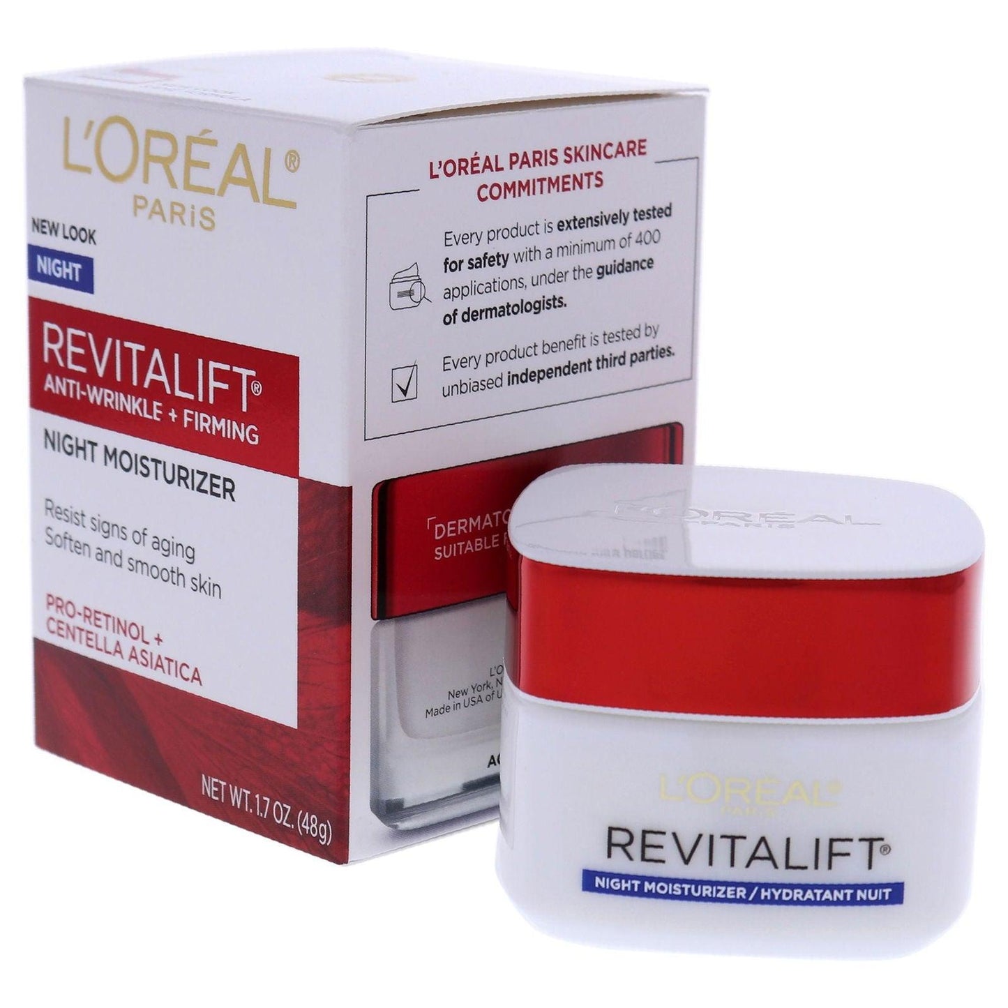 Revitalift Anti-Wrinkle and Firming Night Moisturizer by LOreal Professional for Unisex - 1.7 oz Moisturizer - Clothes For Her Online Store