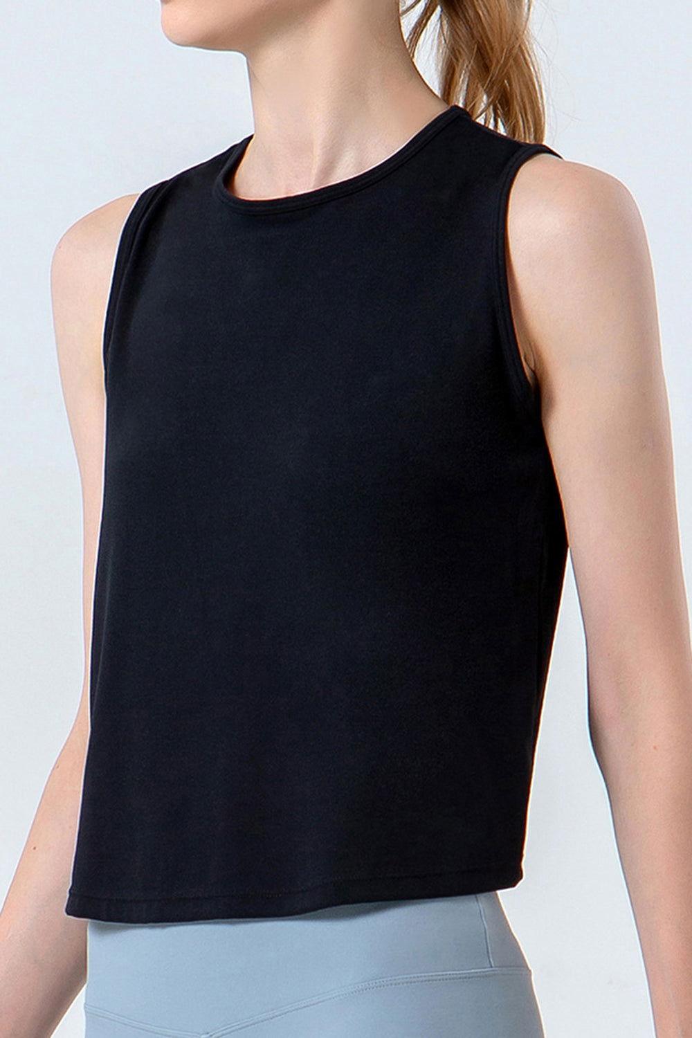 Round Neck Active Tank - Clothes For Her Online Store