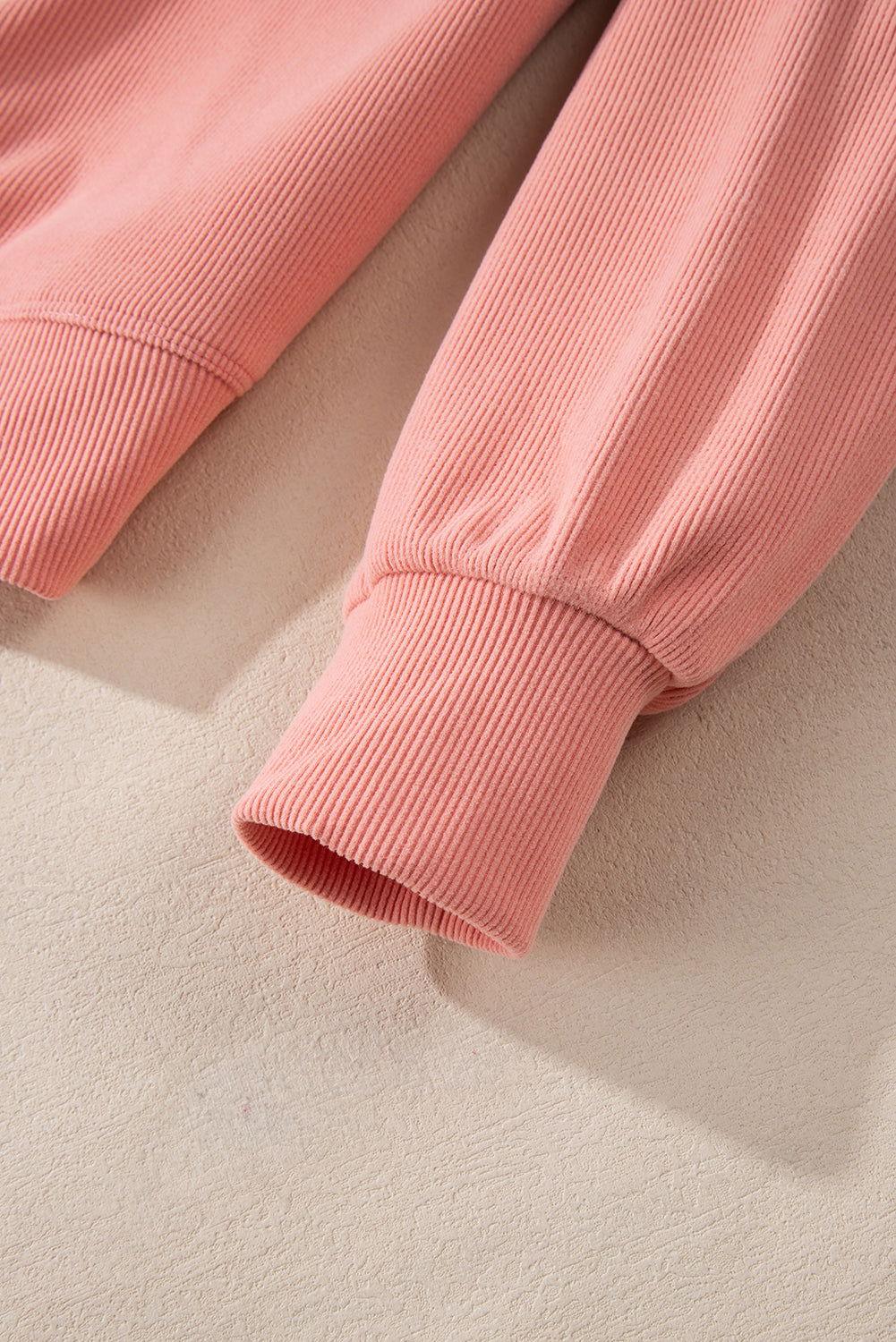 Round Neck Long Sleeve Top and Pants Set - Clothes For Her Online Store