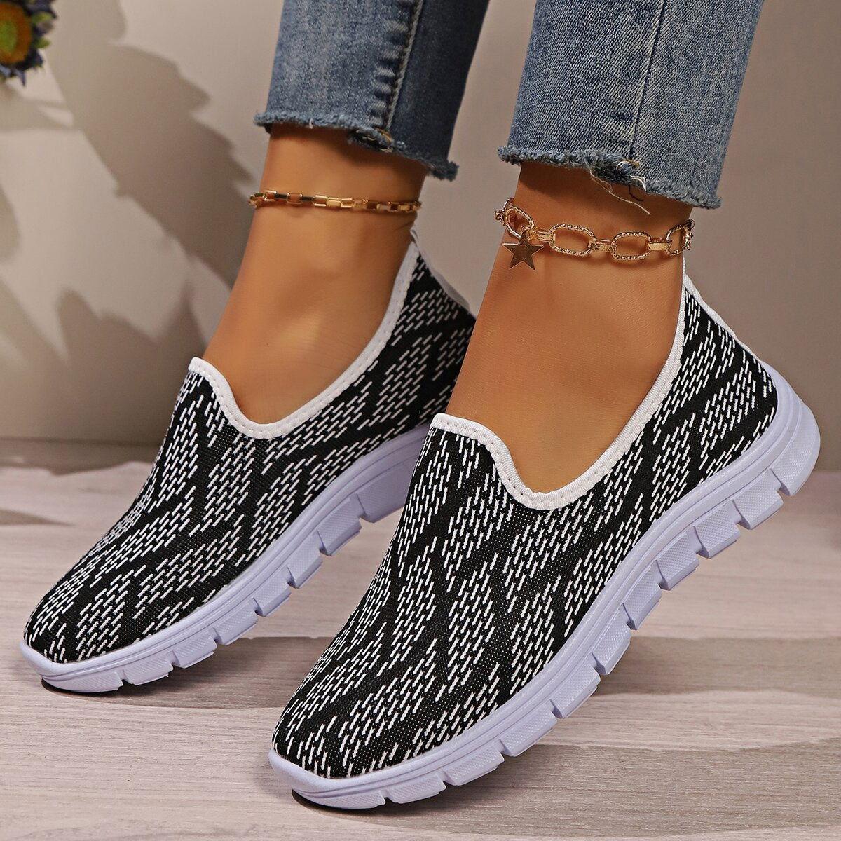Round Toe Flat Slip-Ons - Clothes For Her Online Store