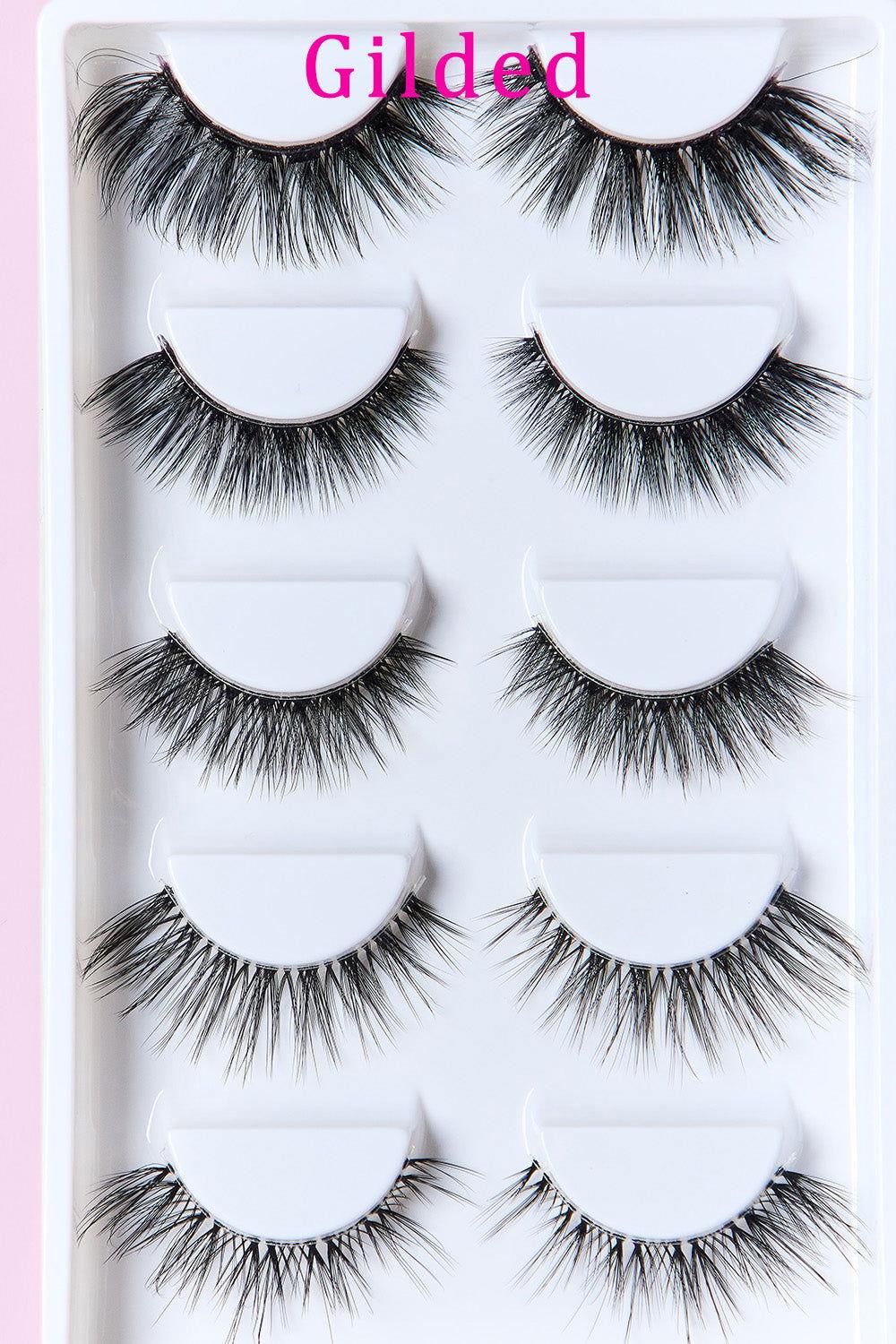 SO PINK BEAUTY Faux Mink Eyelashes Variety Pack 5 Pairs - Clothes For Her Online Store