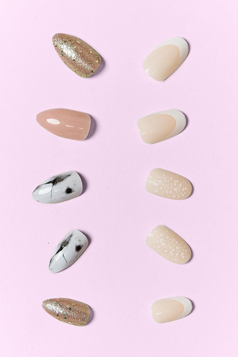 SO PINK BEAUTY Press On Nails 2 Packs - Clothes For Her Online Store
