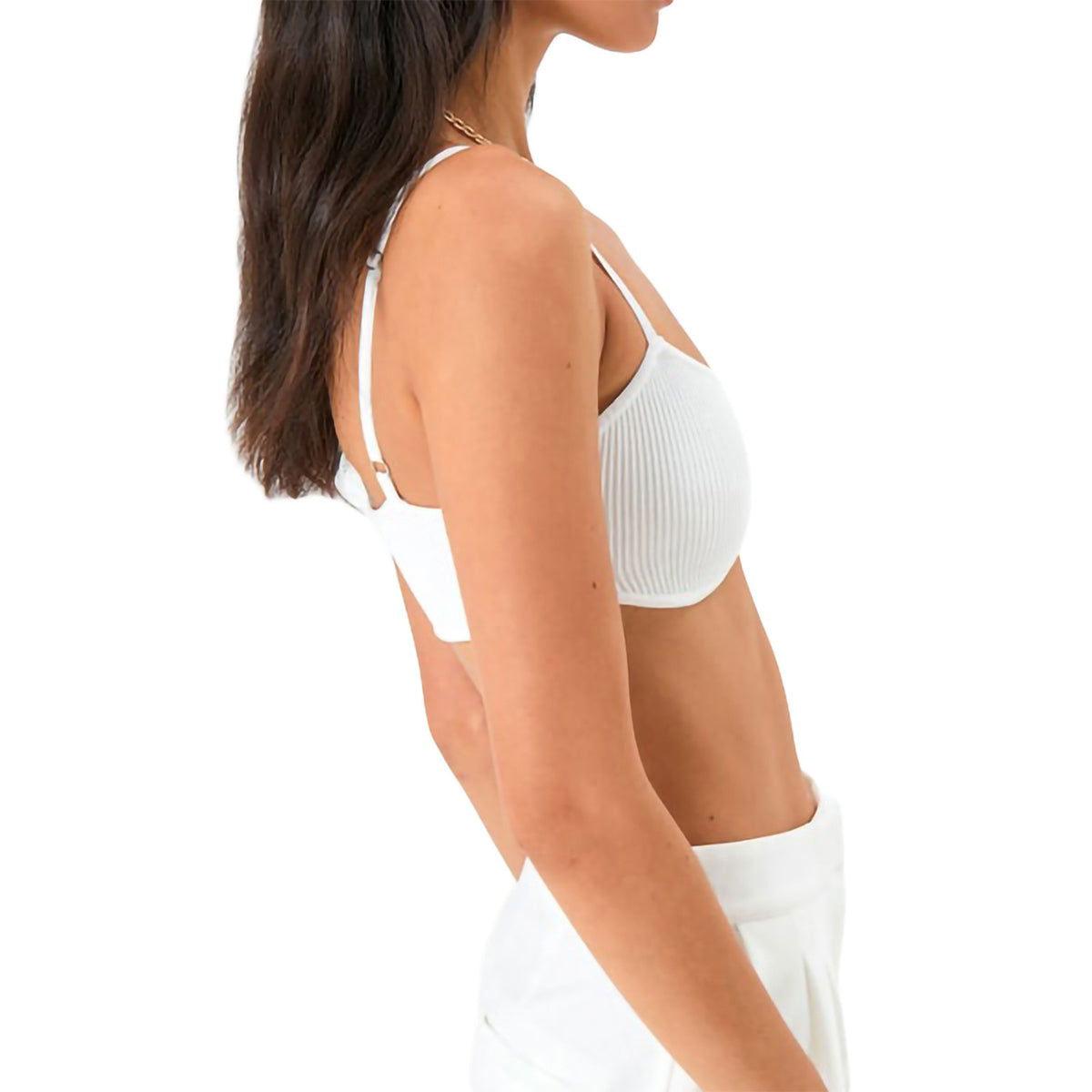 Scoop Neck Spaghetti Strap Bra - Clothes For Her Online Store
