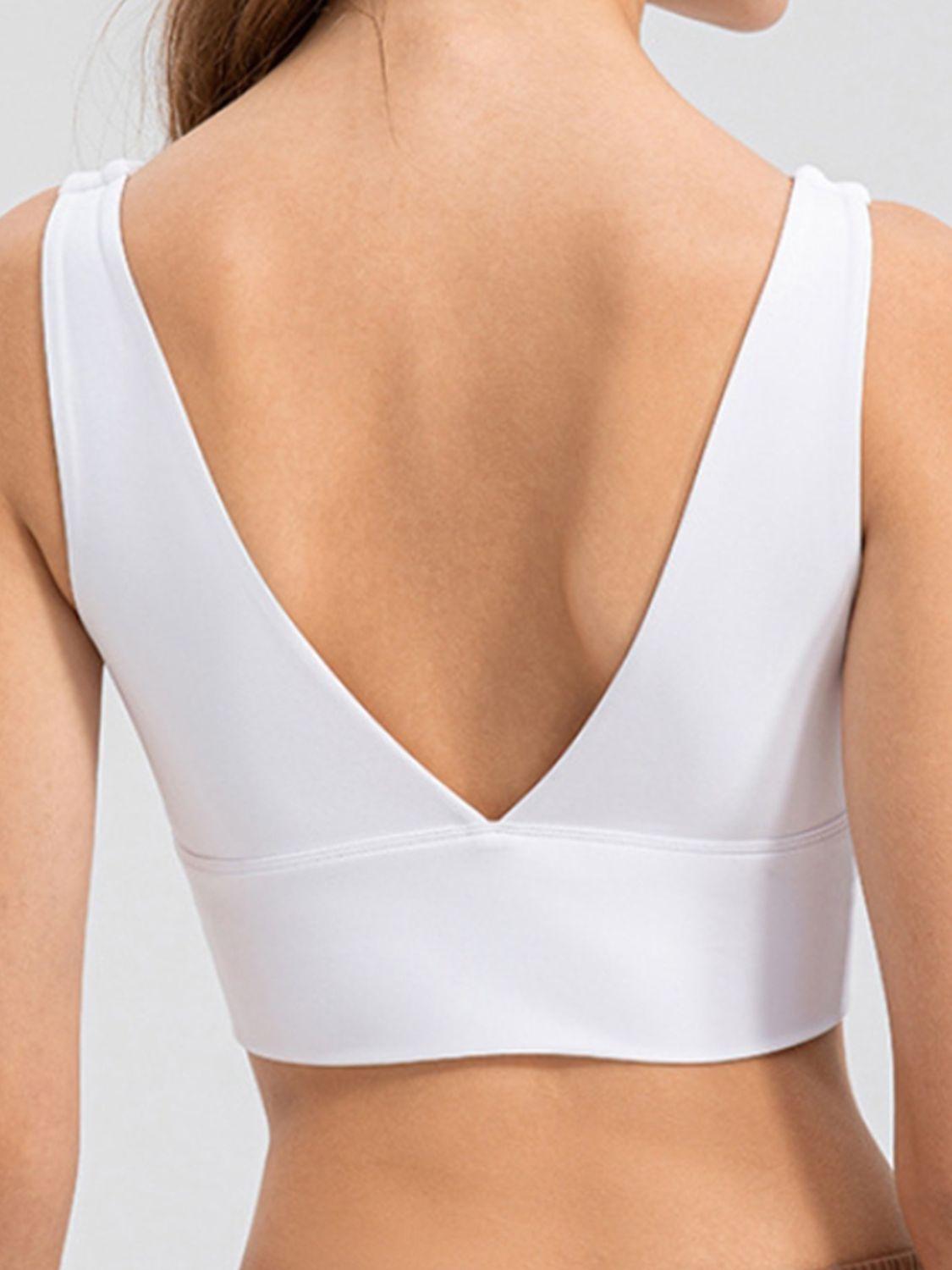 Scoop Neck Wide Strap Active Tank - Clothes For Her Online Store
