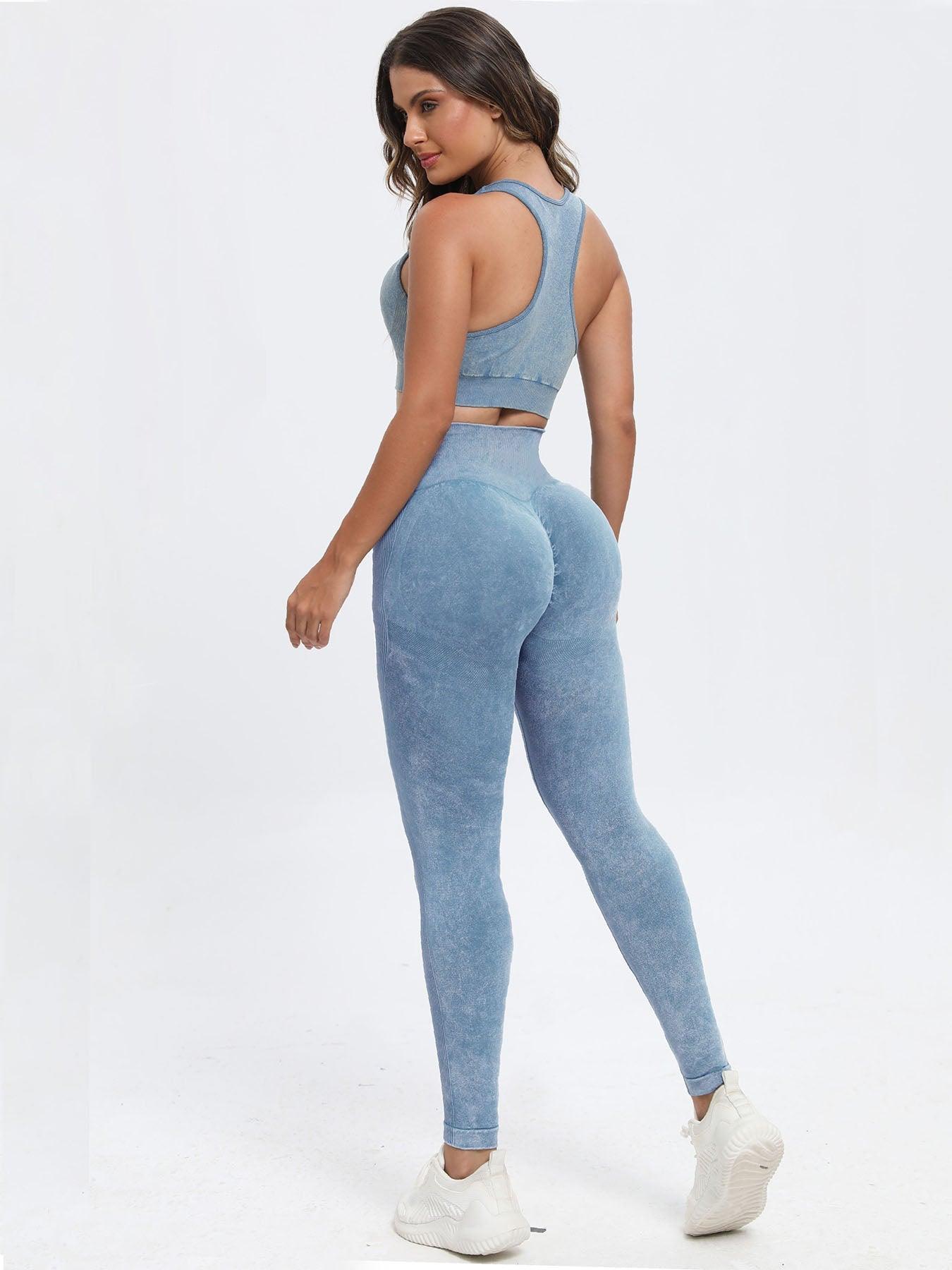 Scoop Neck Wide Strap Top and Pants Active Set - Clothes For Her Online Store