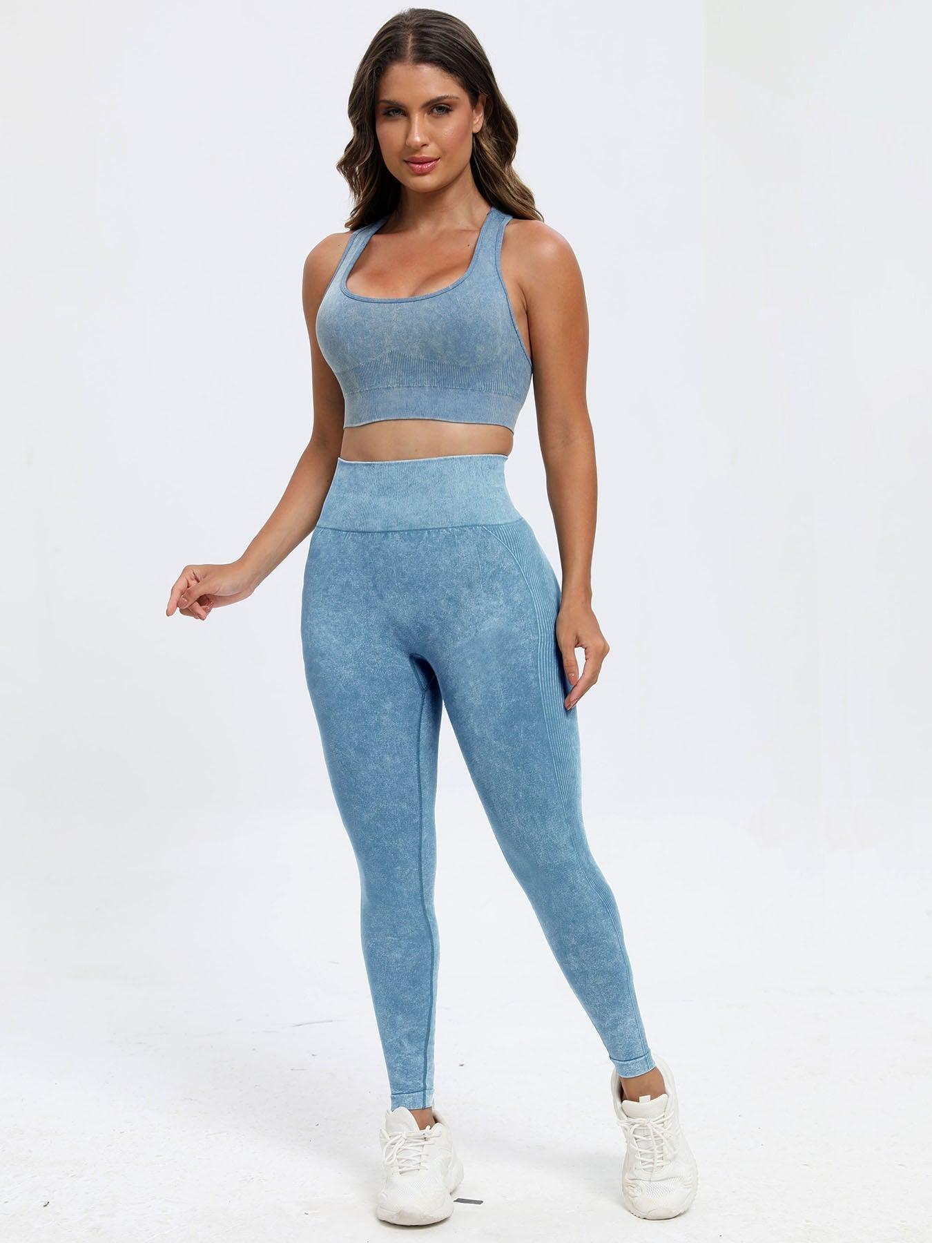 Scoop Neck Wide Strap Top and Pants Active Set - Clothes For Her Online Store