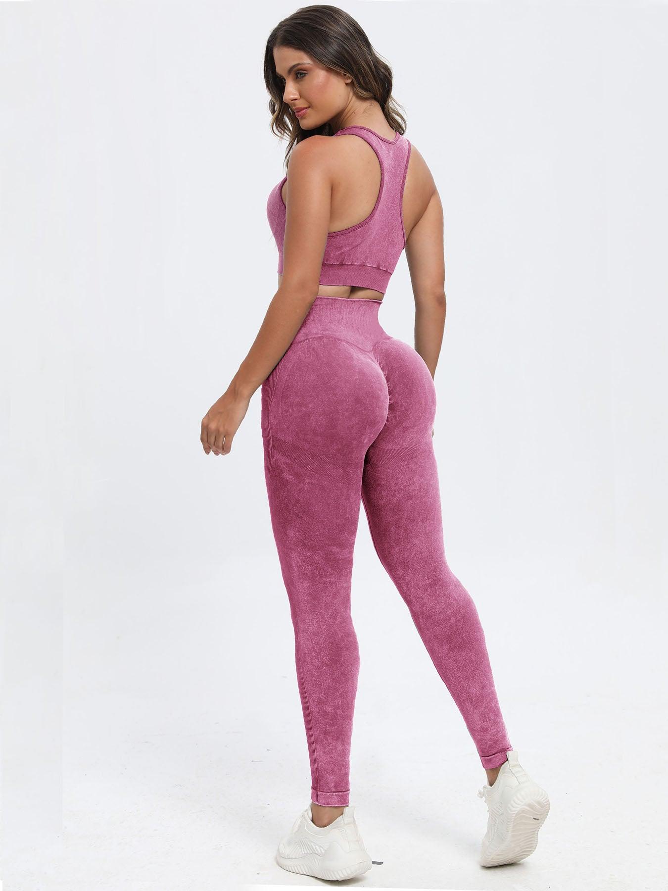 Scoop Neck Wide Strap Top and Pants Active Set - Clothes For Her Online Store