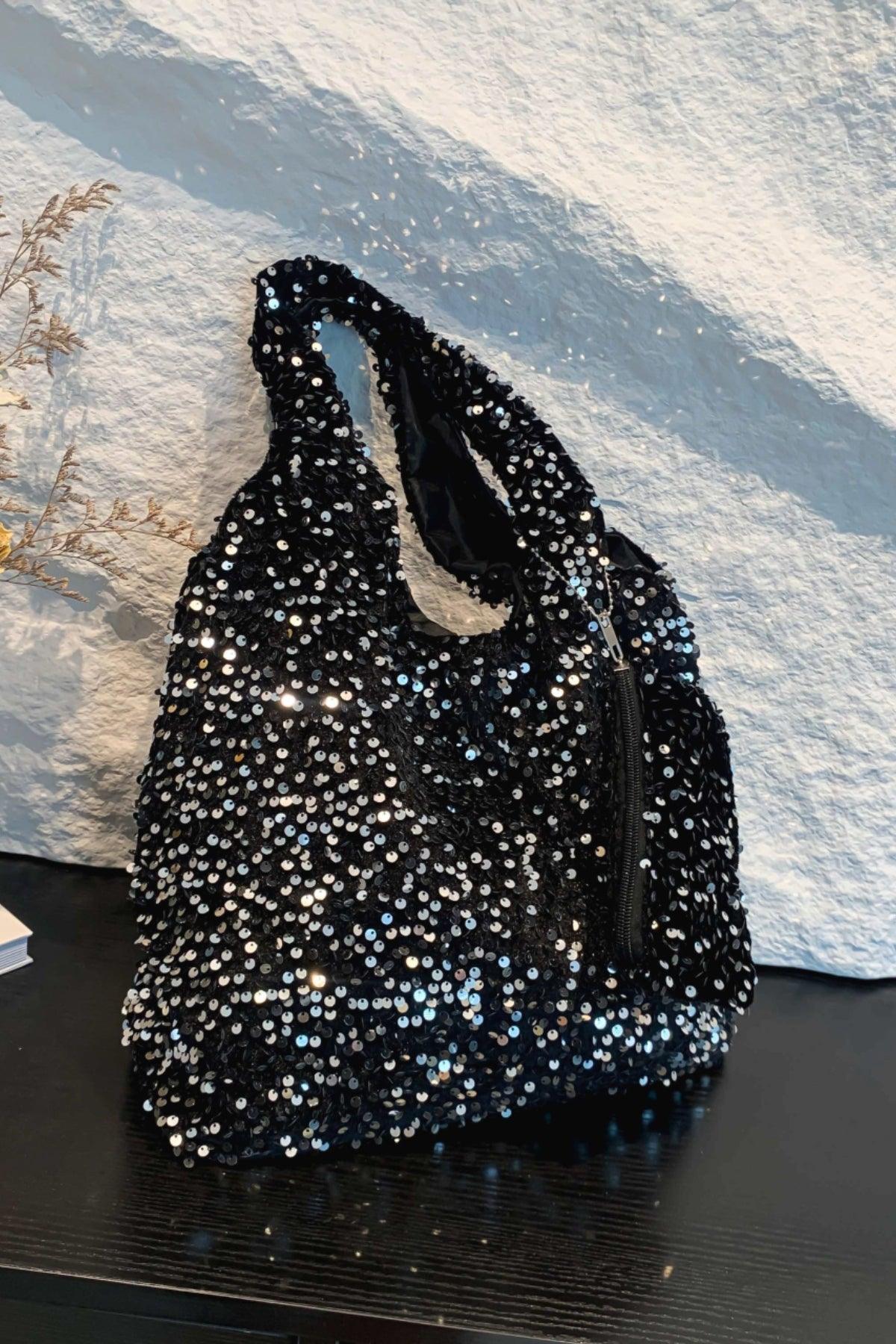 Sequin Polyester Handbag - Clothes For Her Online Store