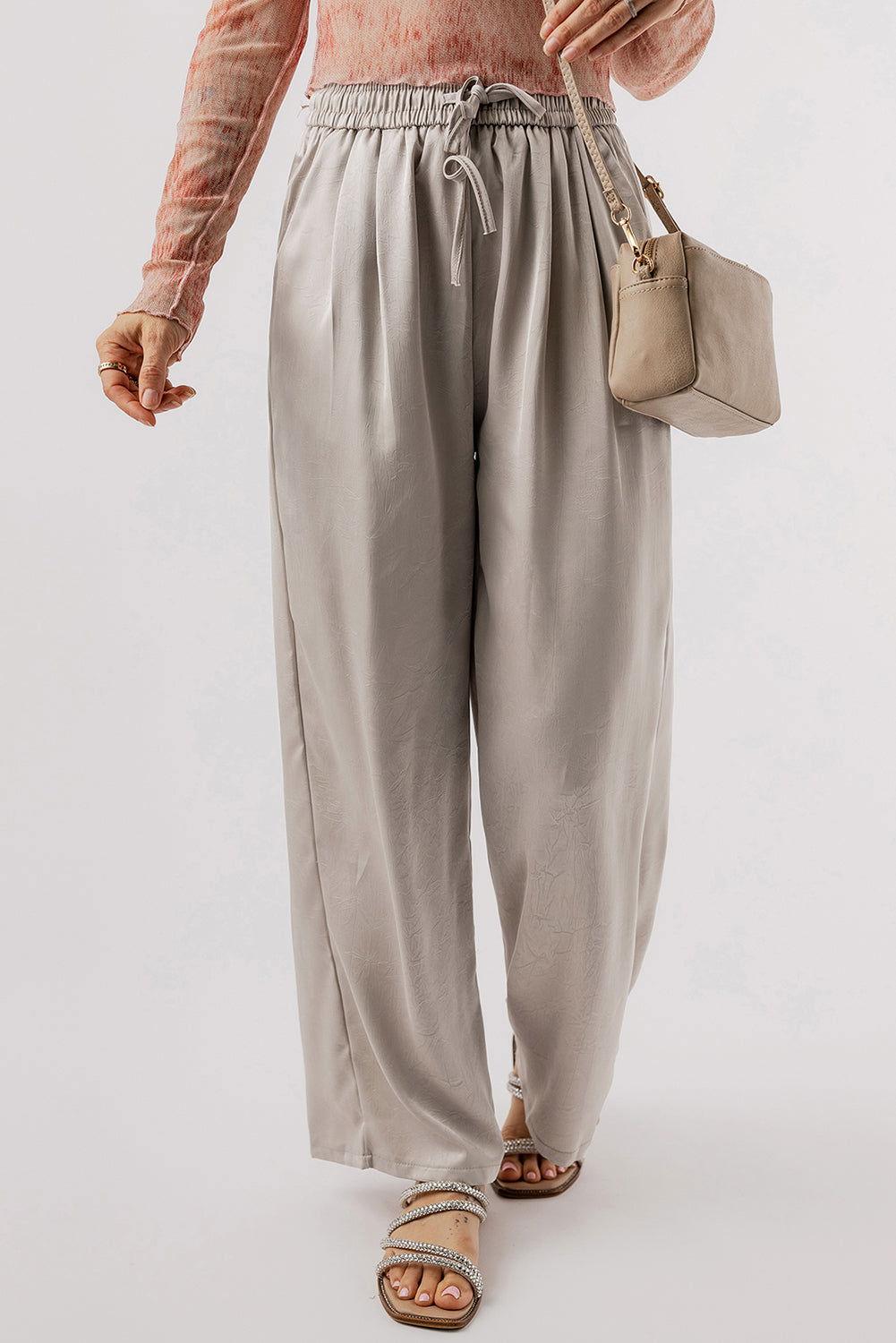 Smocked Wide Leg Pants - Clothes For Her Online Store