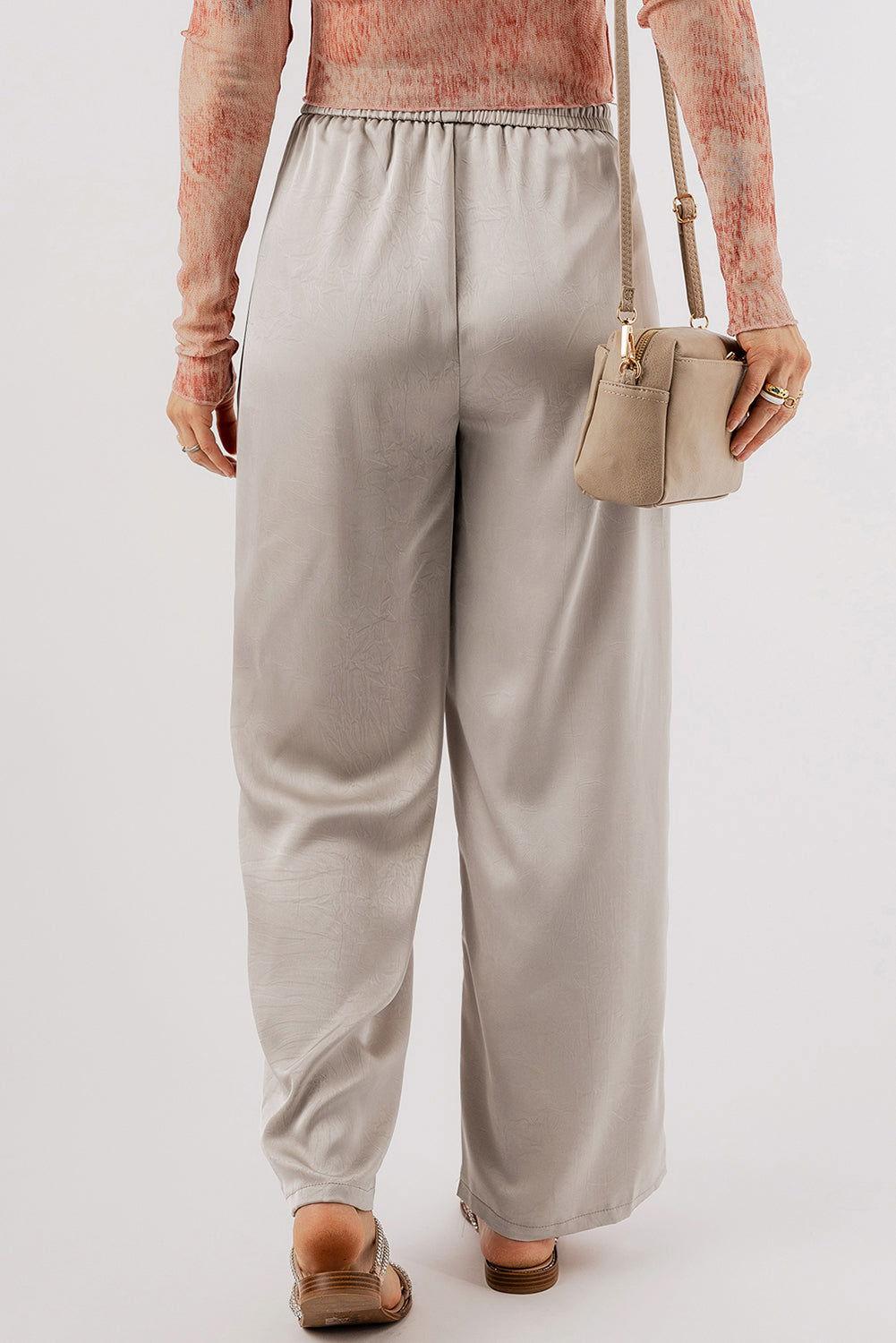 Smocked Wide Leg Pants - Clothes For Her Online Store