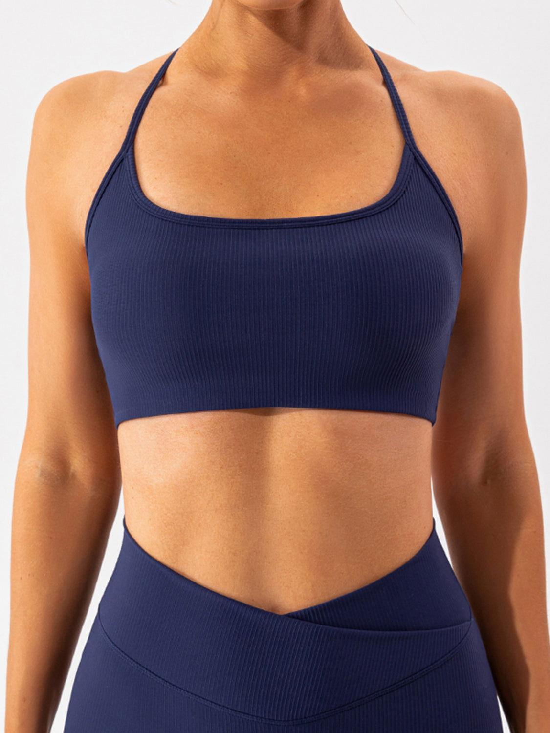 Spaghetti Strap Active Bra - Clothes For Her Online Store