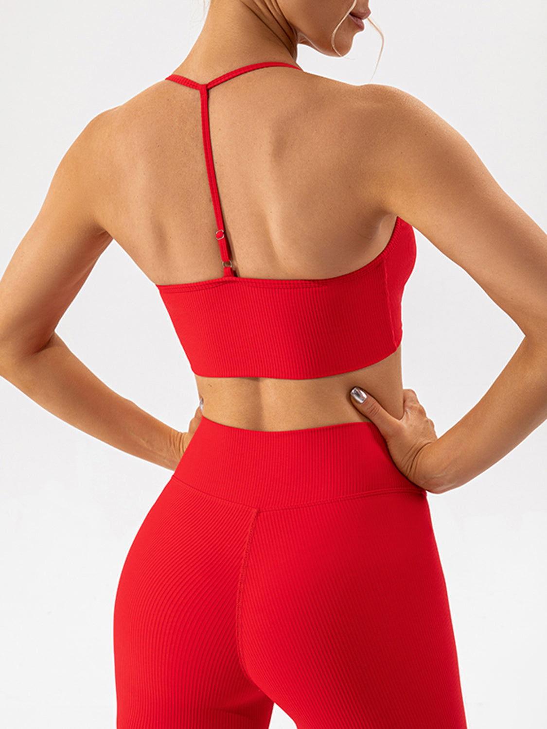 Spaghetti Strap Active Bra - Clothes For Her Online Store