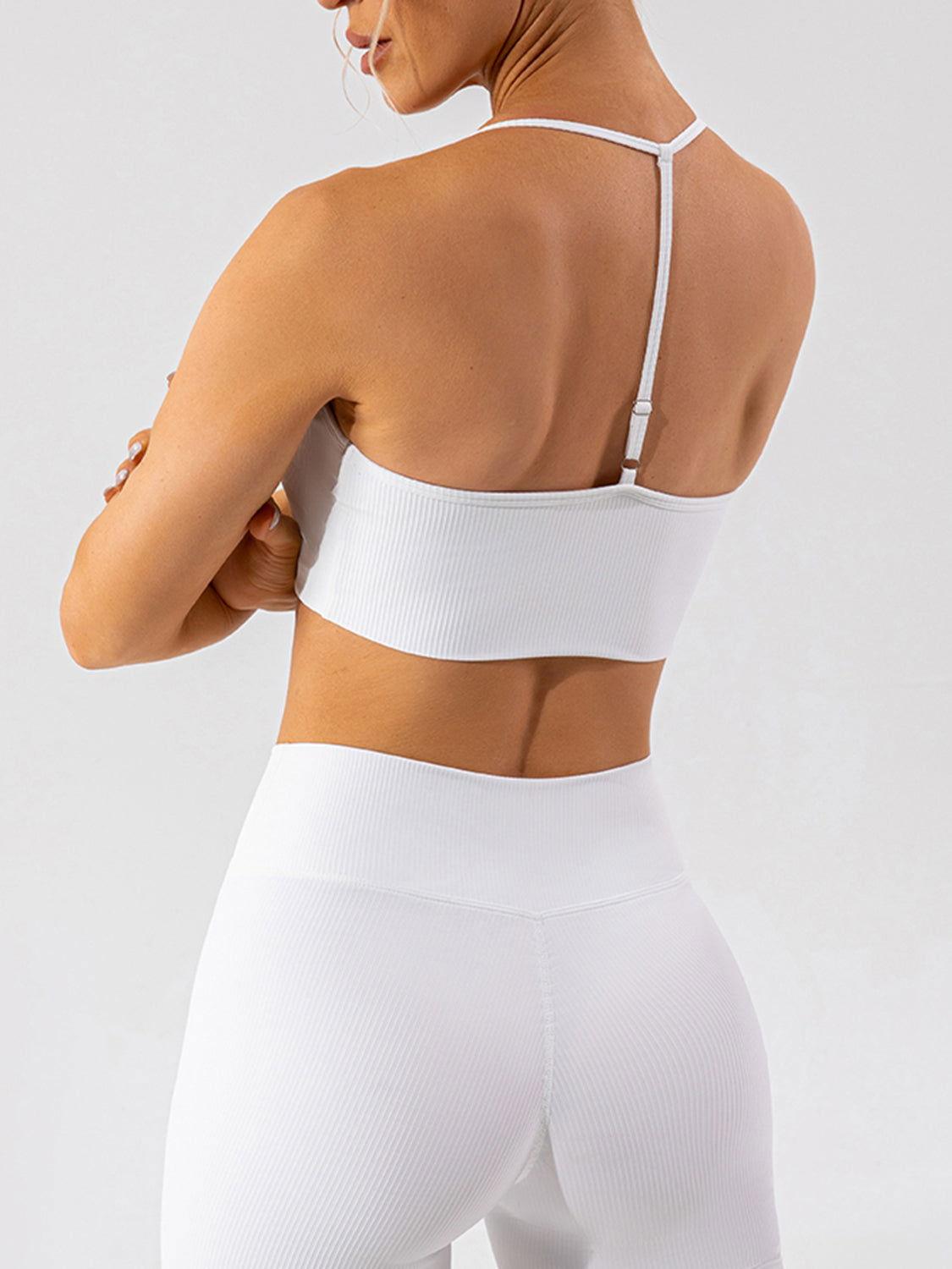 Spaghetti Strap Active Bra - Clothes For Her Online Store