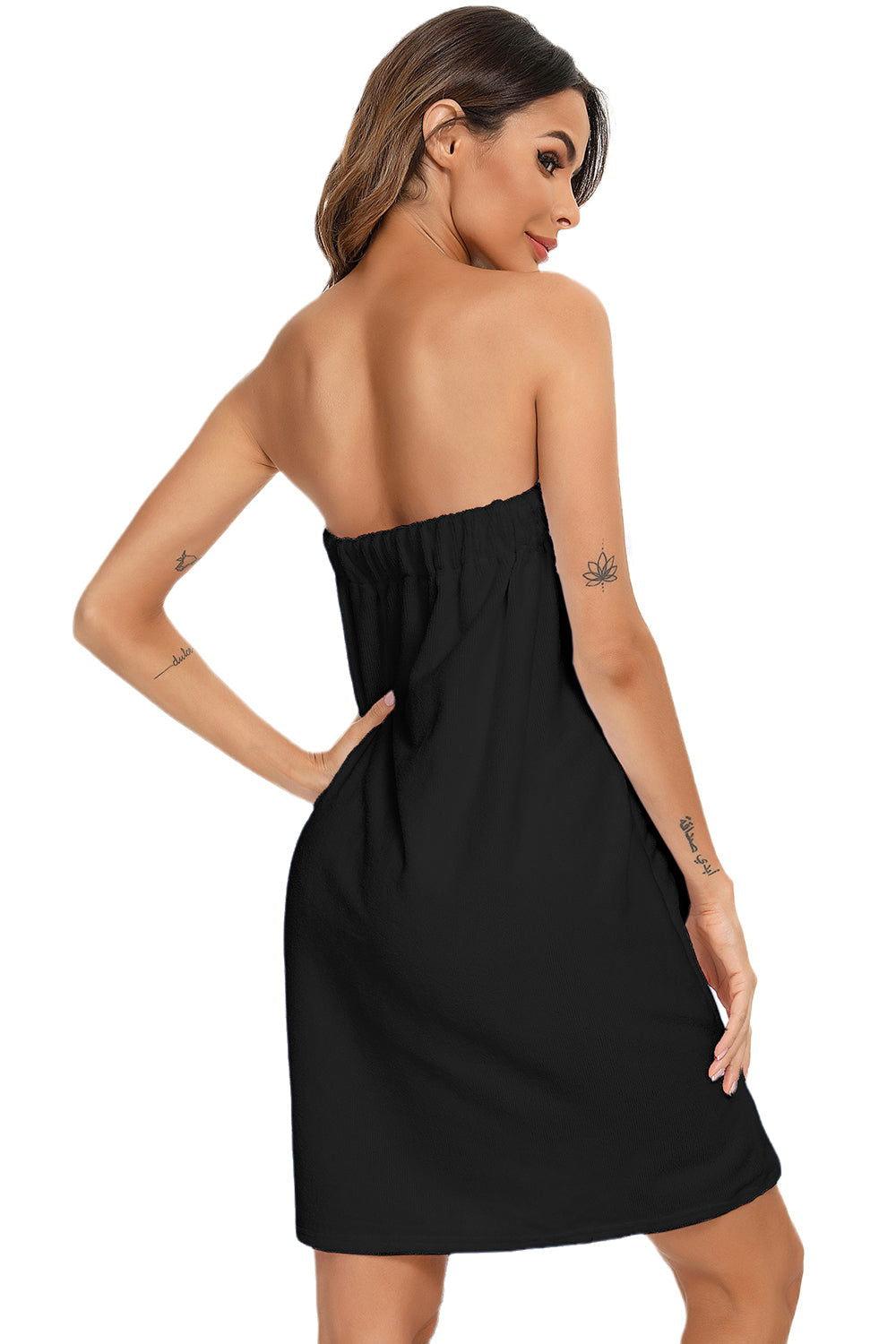 Strapless Robe with pocket - Clothes For Her Online Store