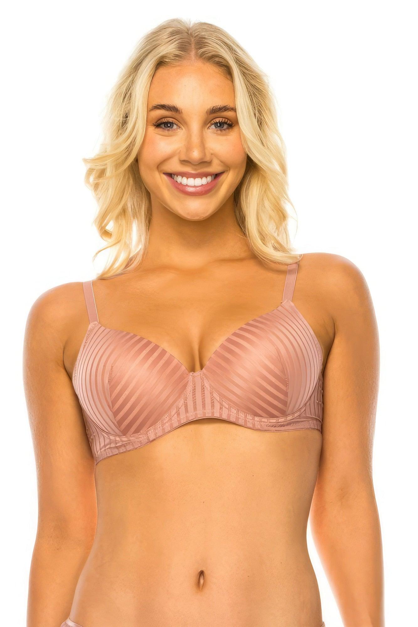 Stripe Lace Bra - Clothes For Her Online Store