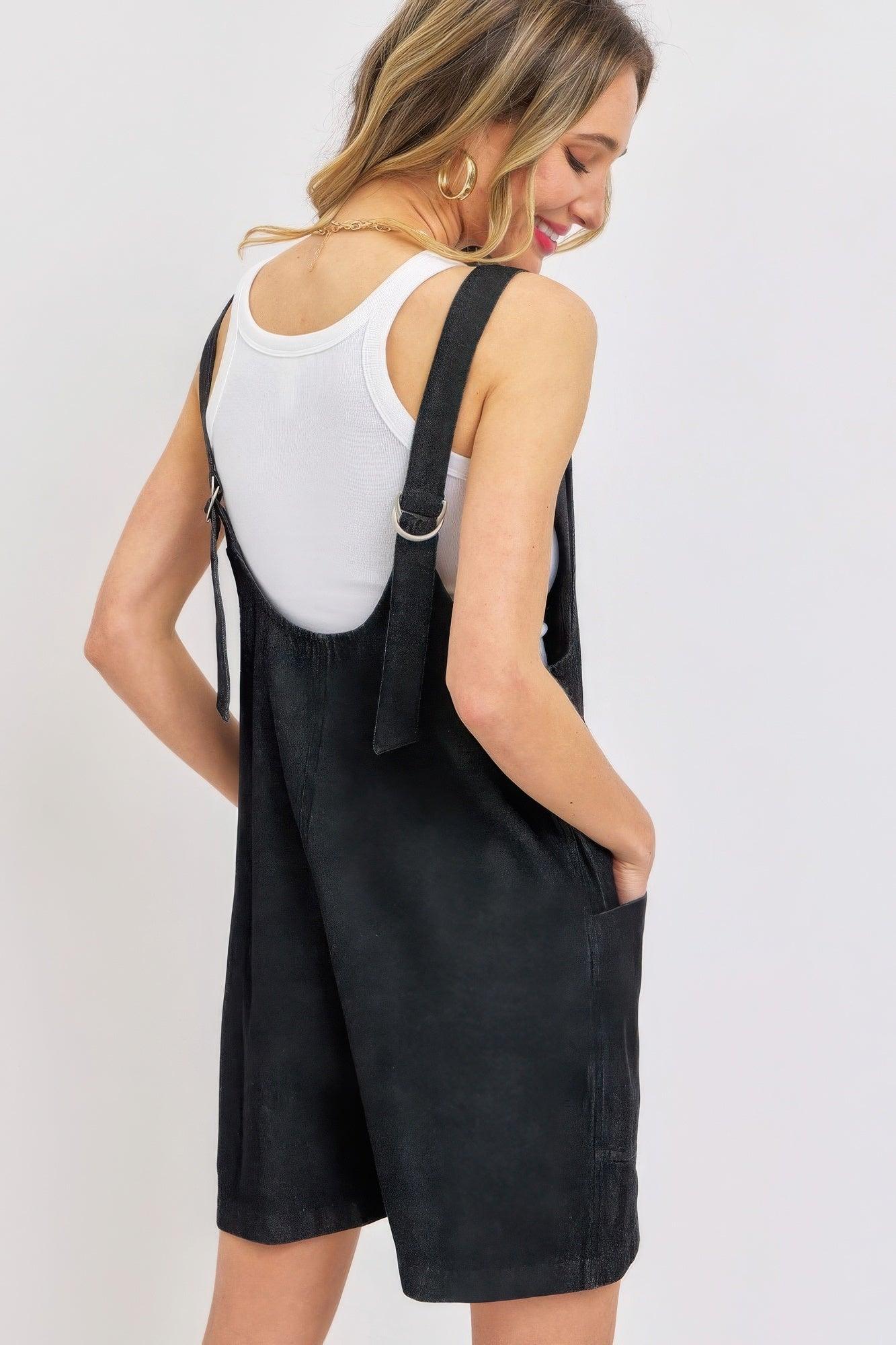 Summer Denim Overall Romper - Clothes For Her Online Store
