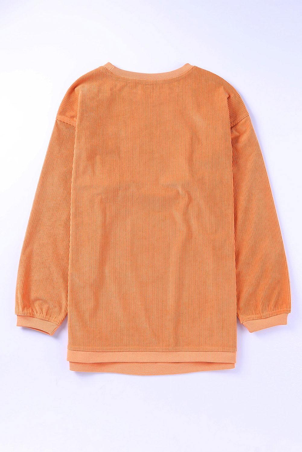 TEXAS Round Neck Long Sleeve Sweatshirt - Clothes For Her Online Store