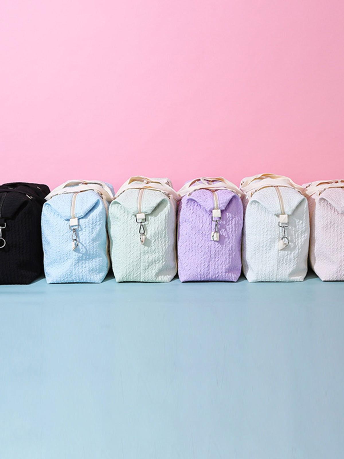 Texture Oxford Cloth Travel Bag - Clothes For Her Online Store