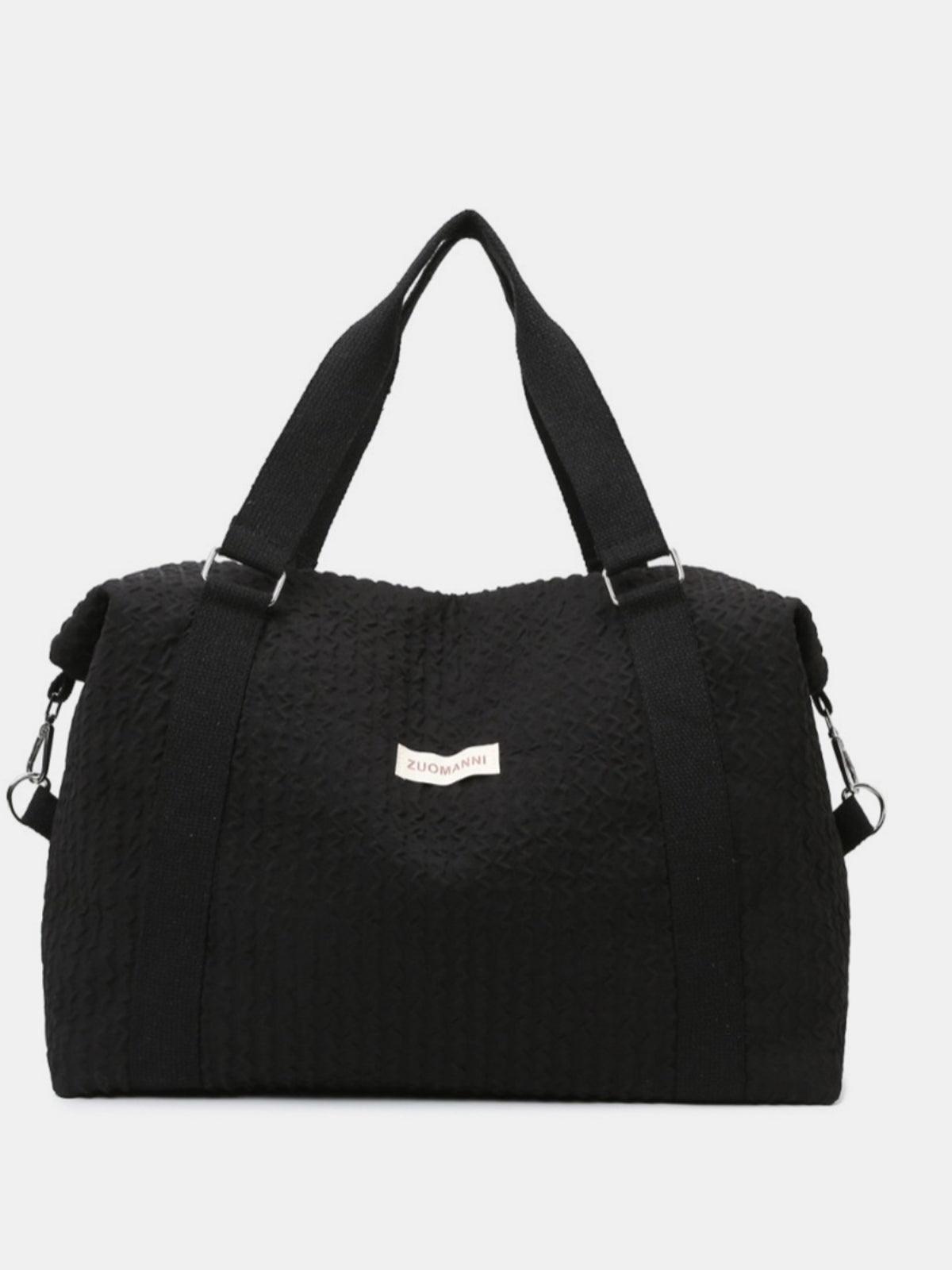 Texture Oxford Cloth Travel Bag - Clothes For Her Online Store