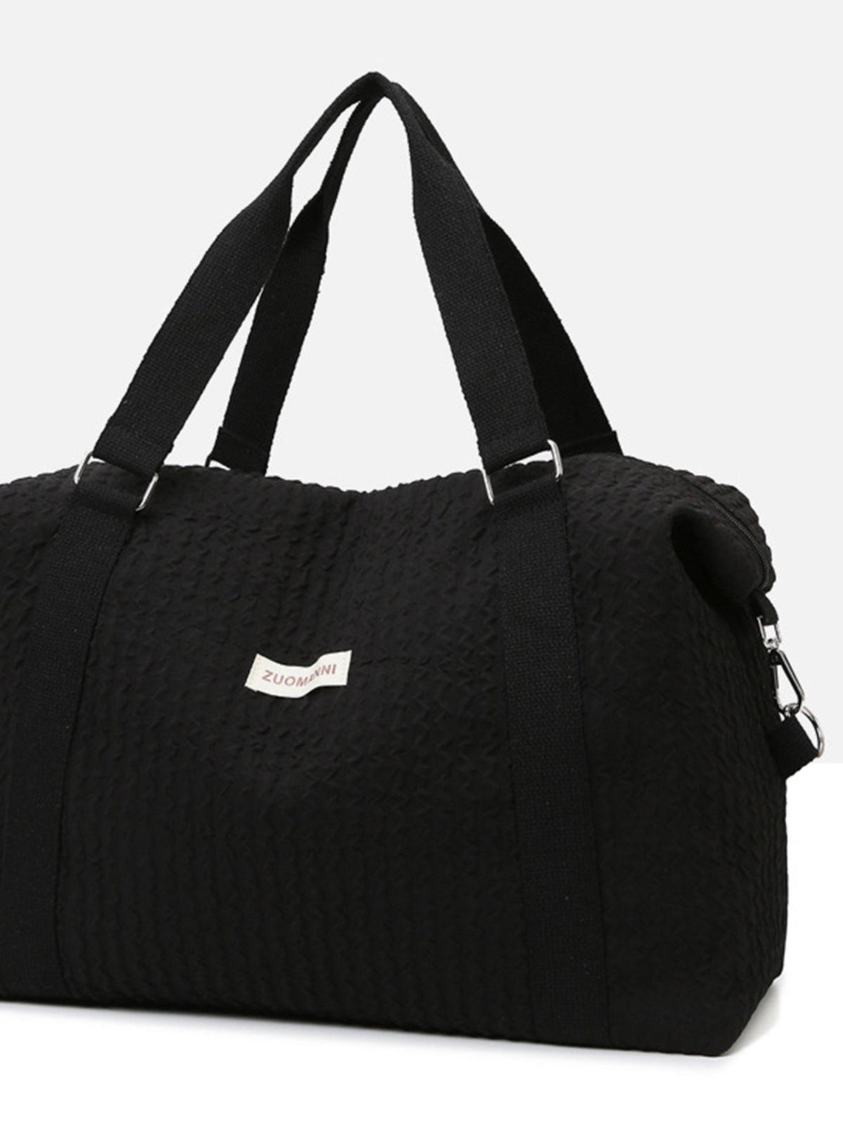 Texture Oxford Cloth Travel Bag - Clothes For Her Online Store