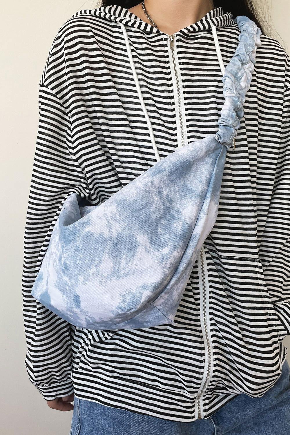 Tie-Dye Canvas Sling Bag - Clothes For Her Online Store